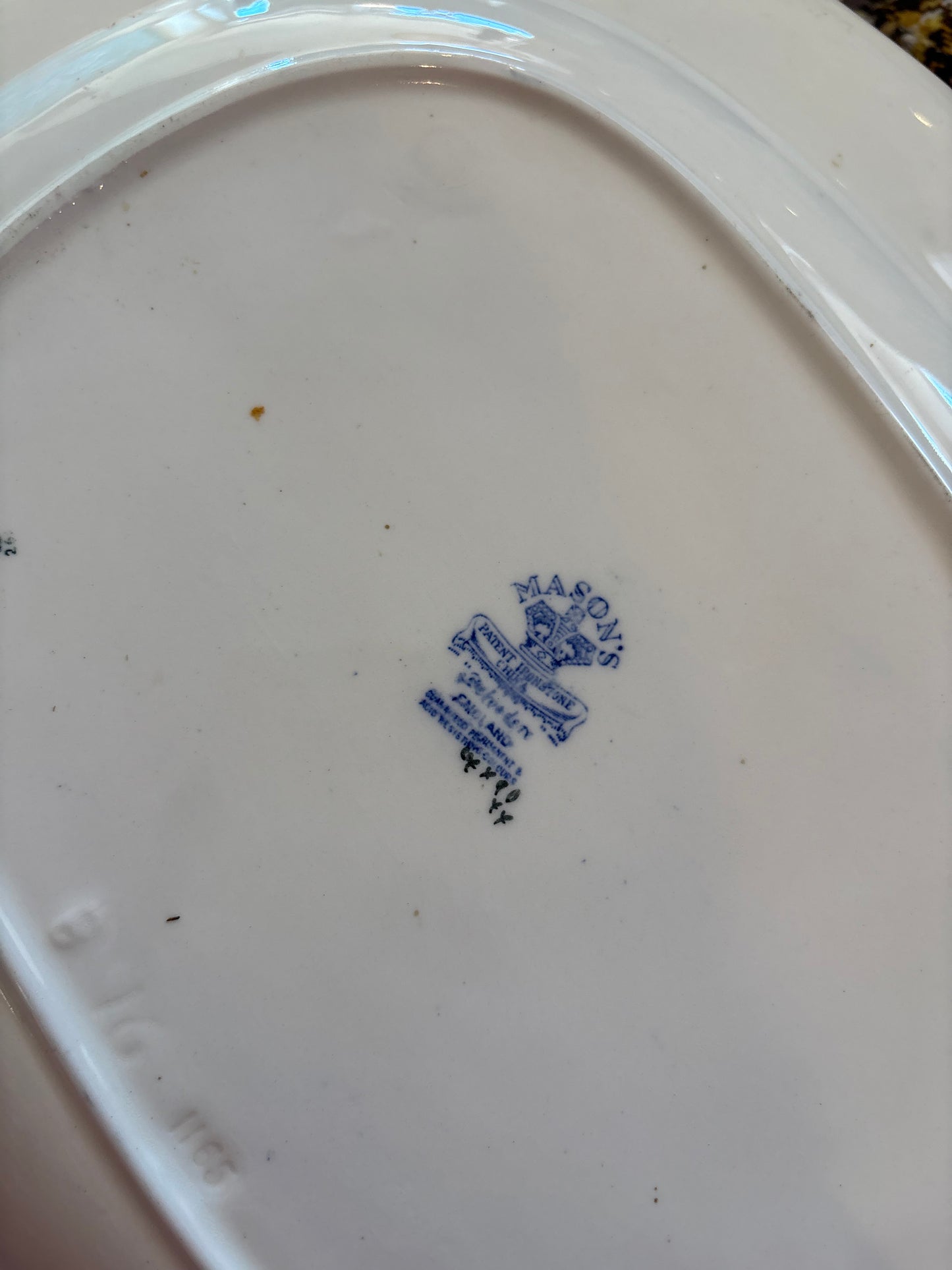 Mason’s England blue & white tray