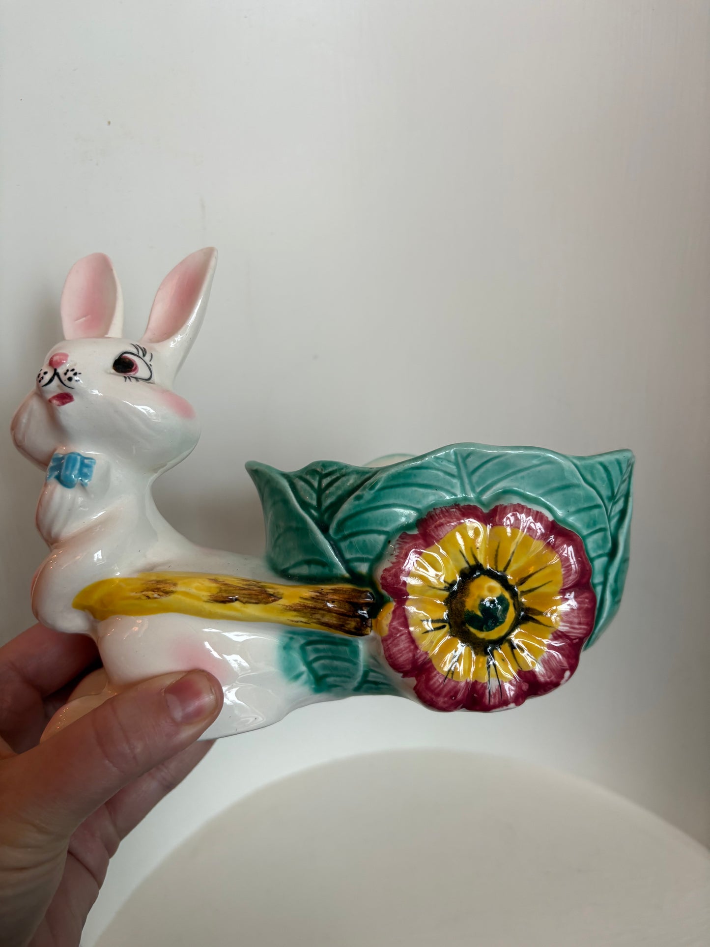 Bunny Harven Japan ceramic planter