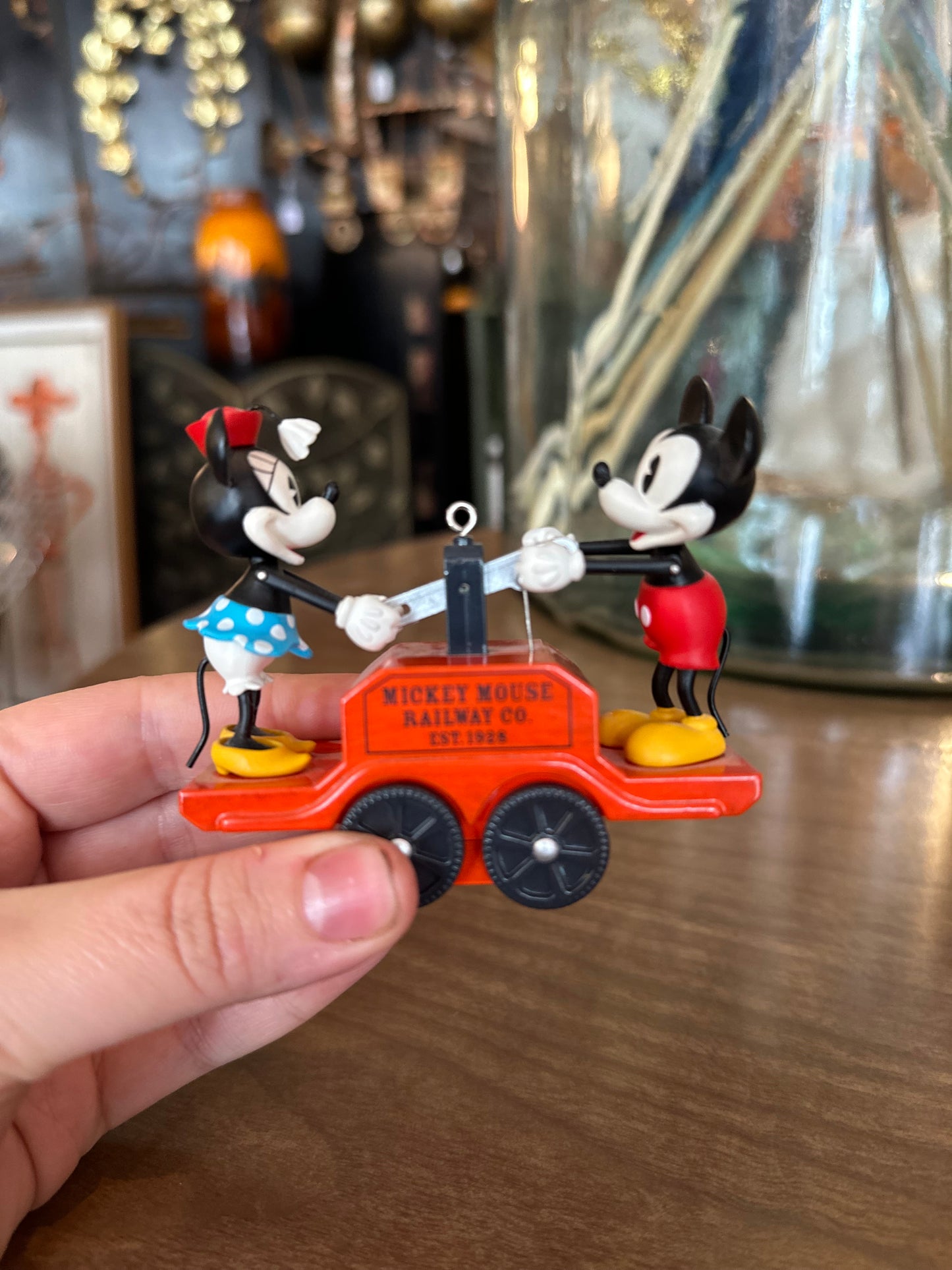 2008 Disney Hallmark Inc Mickey Mouse Railway Co Ornament