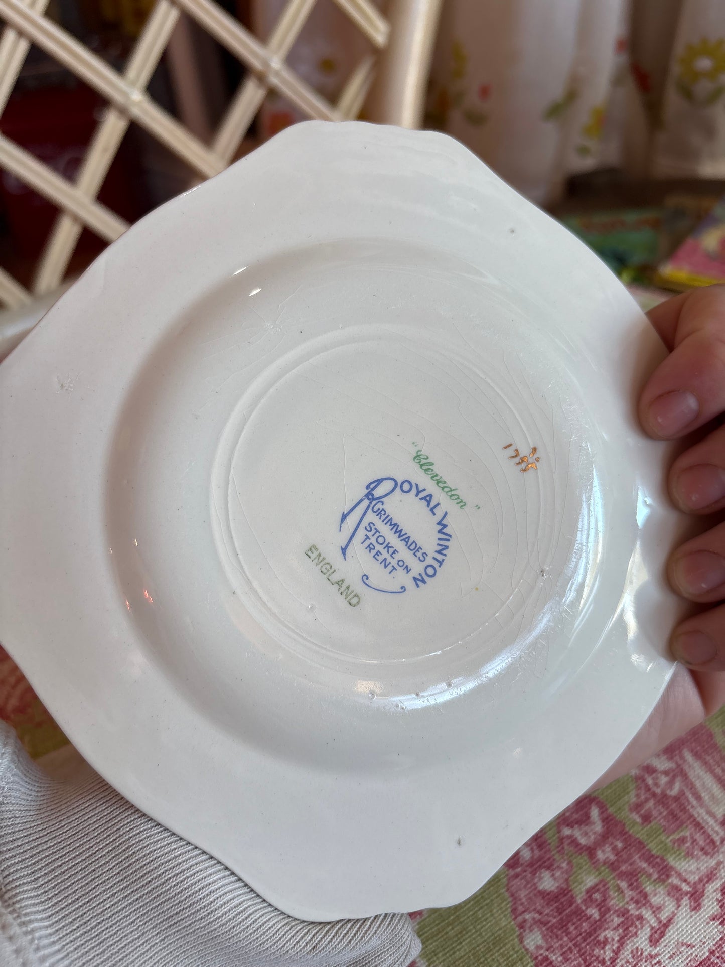 Royal Winton Clevedon Dessert Plate set of 4