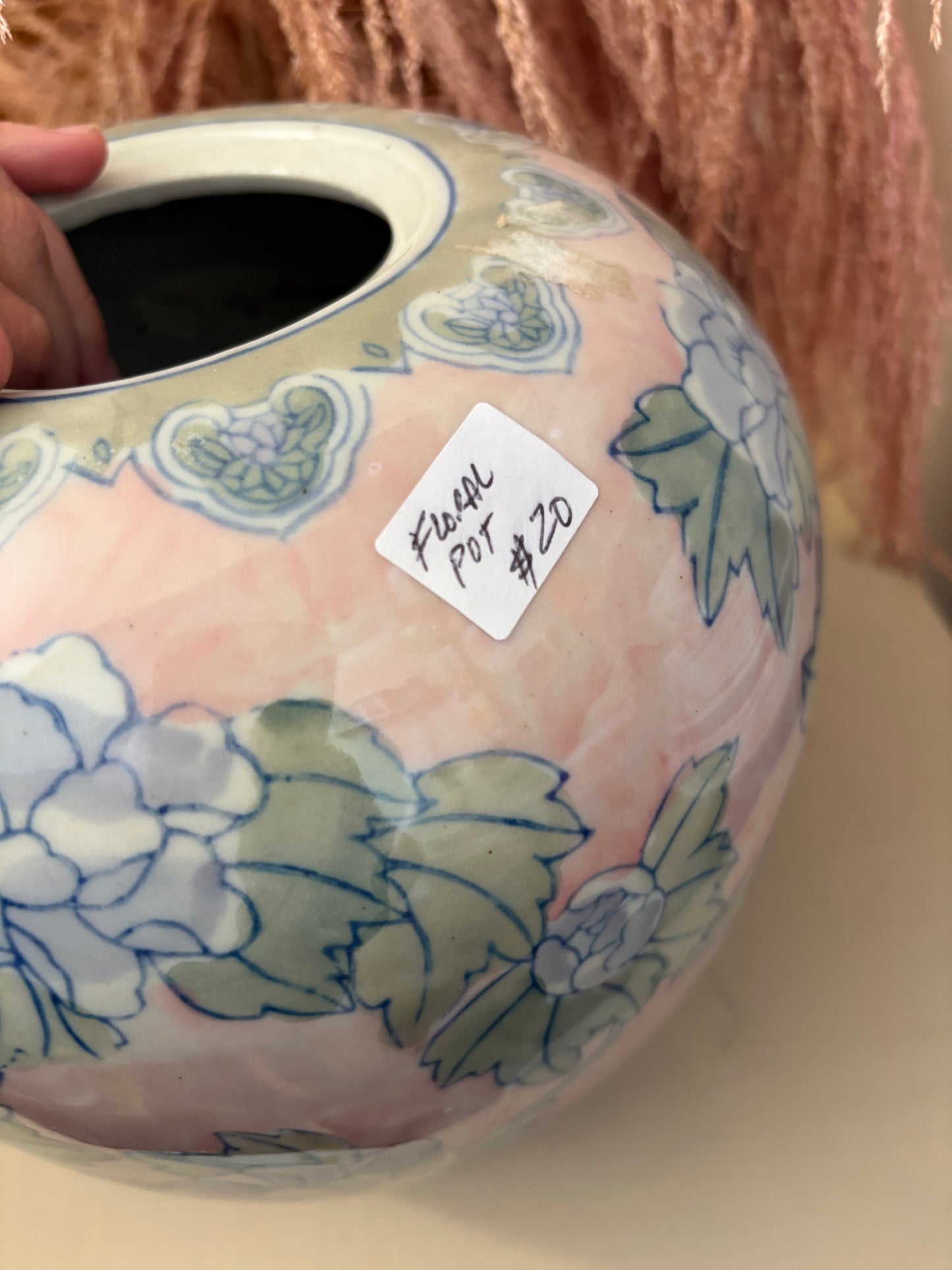Floral Pottery Plant Pot