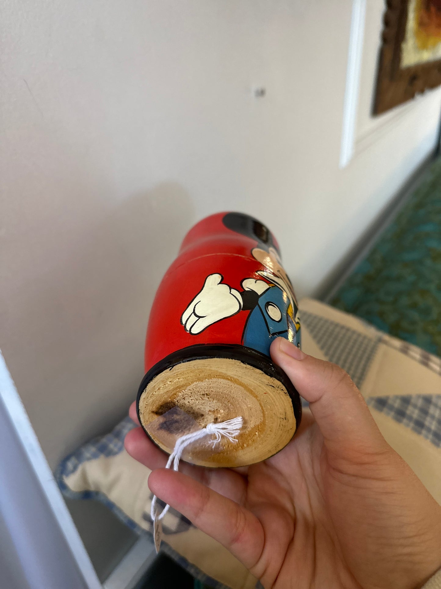 Hand painted vintage Mickey & Friends Nesting Dolls