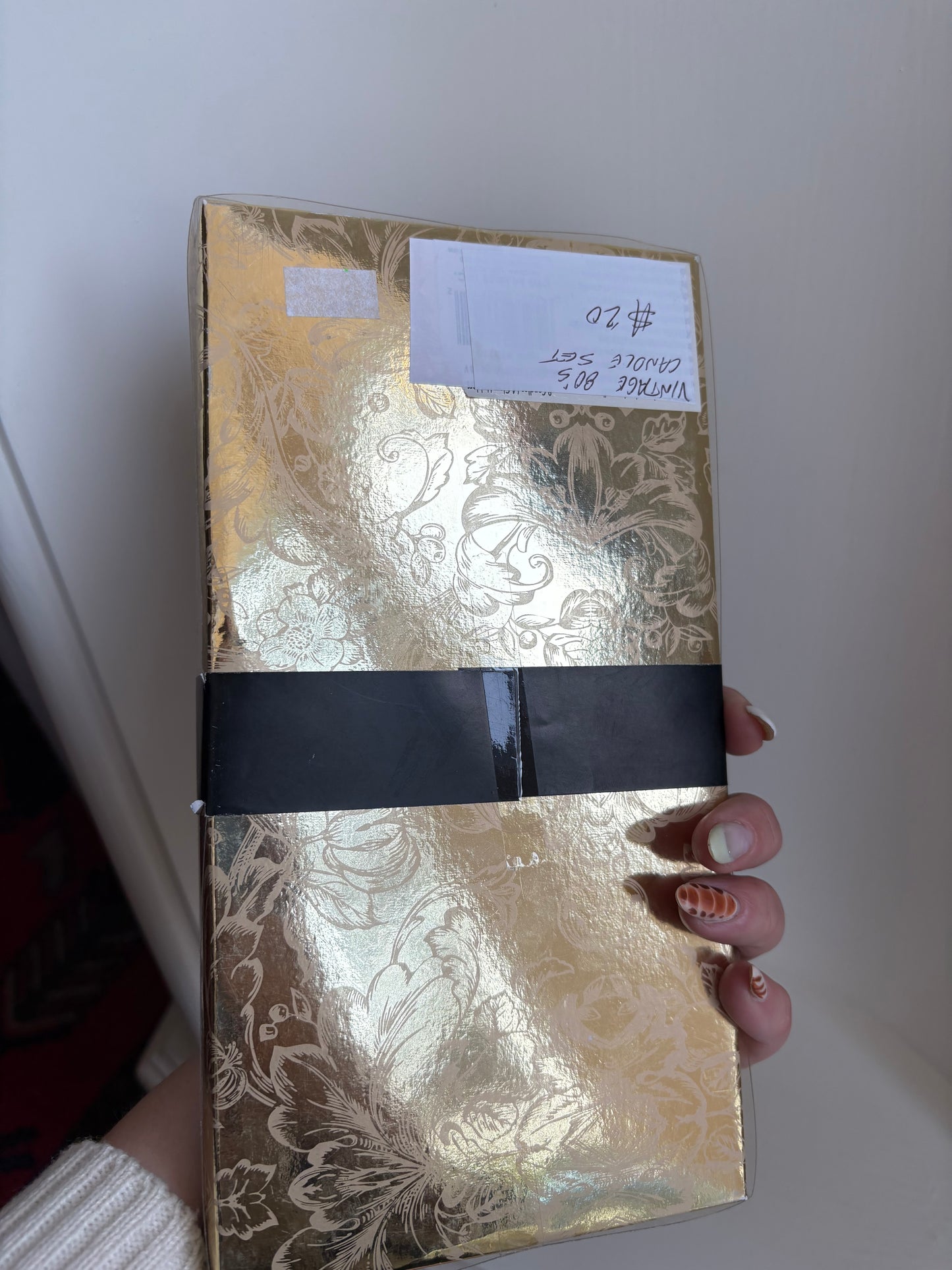 80s Deco Lite Metallic Candle Set