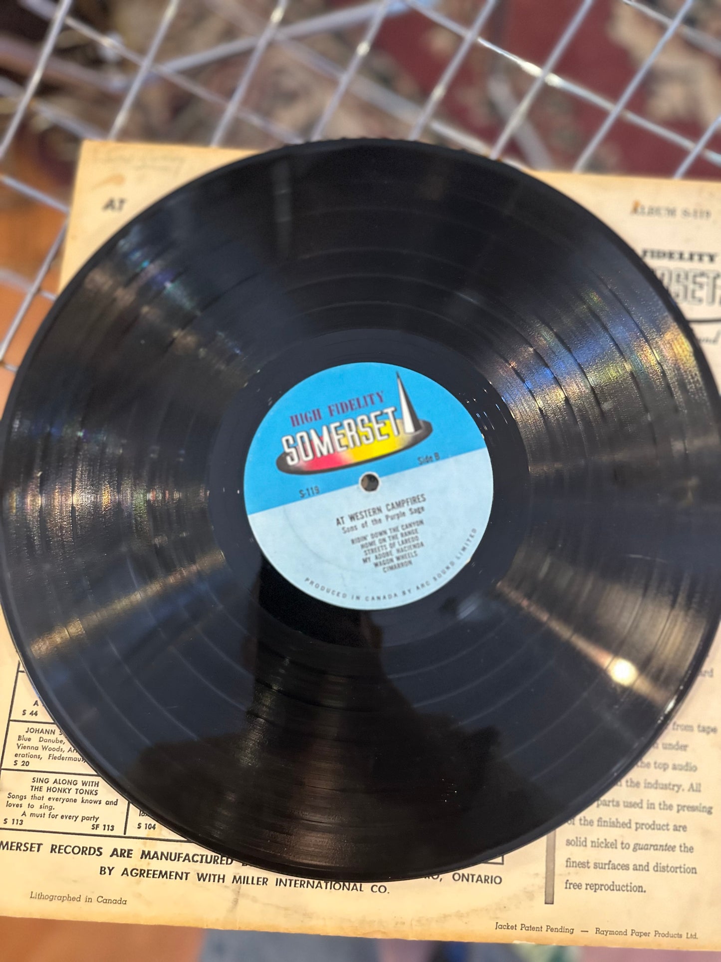 At Western Campires - The Sons of the Purple Sage Vinyl