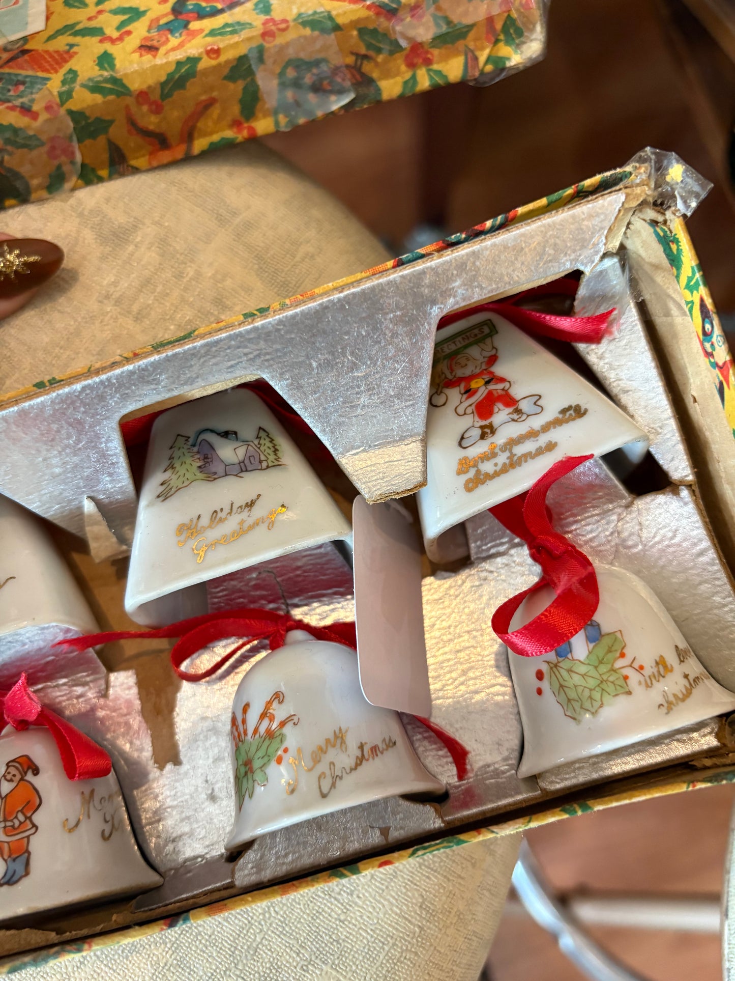 Christmas Bells - set of 12 Made in Japan