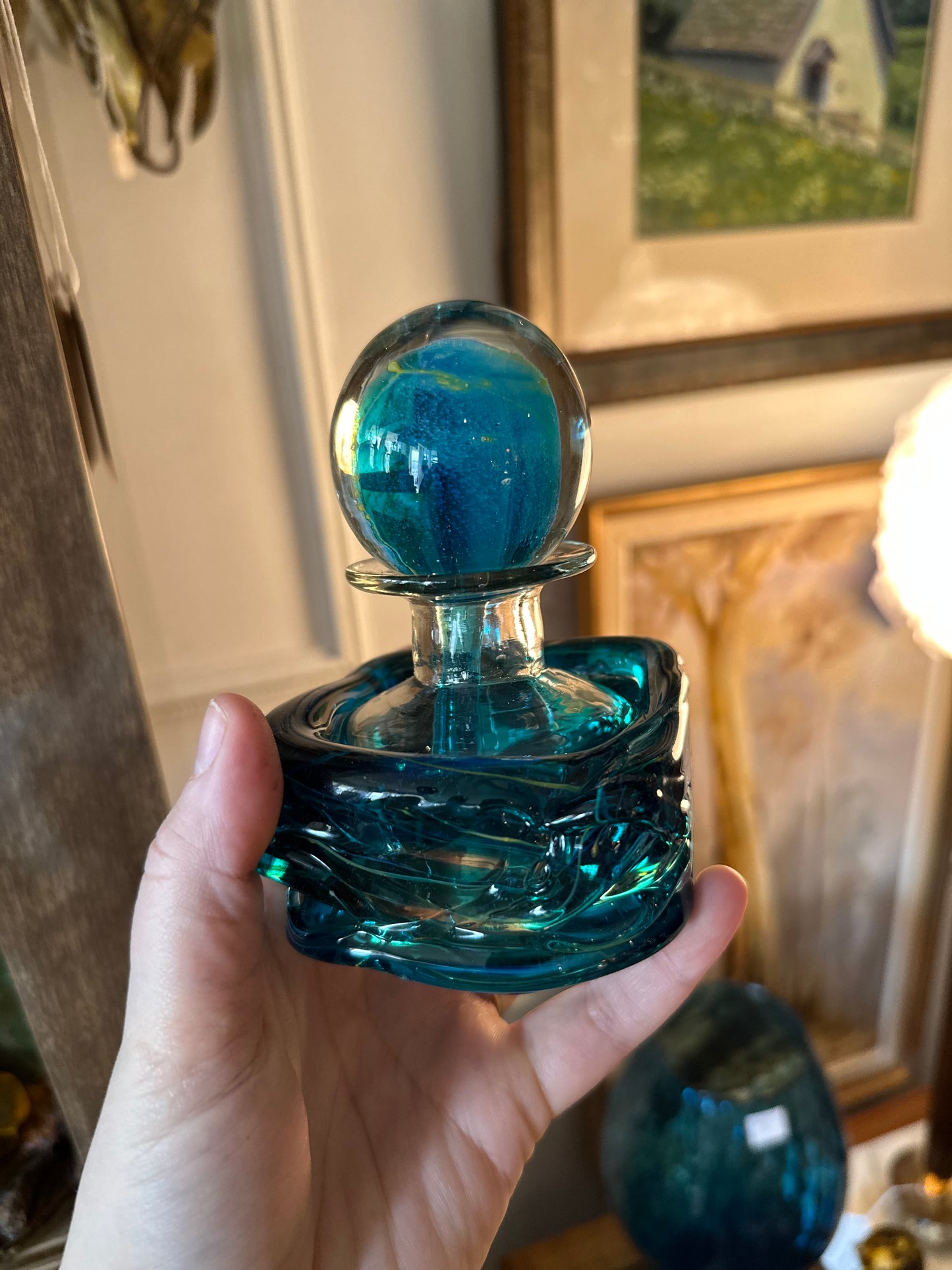 Signed MDINA glass Perfume bottle