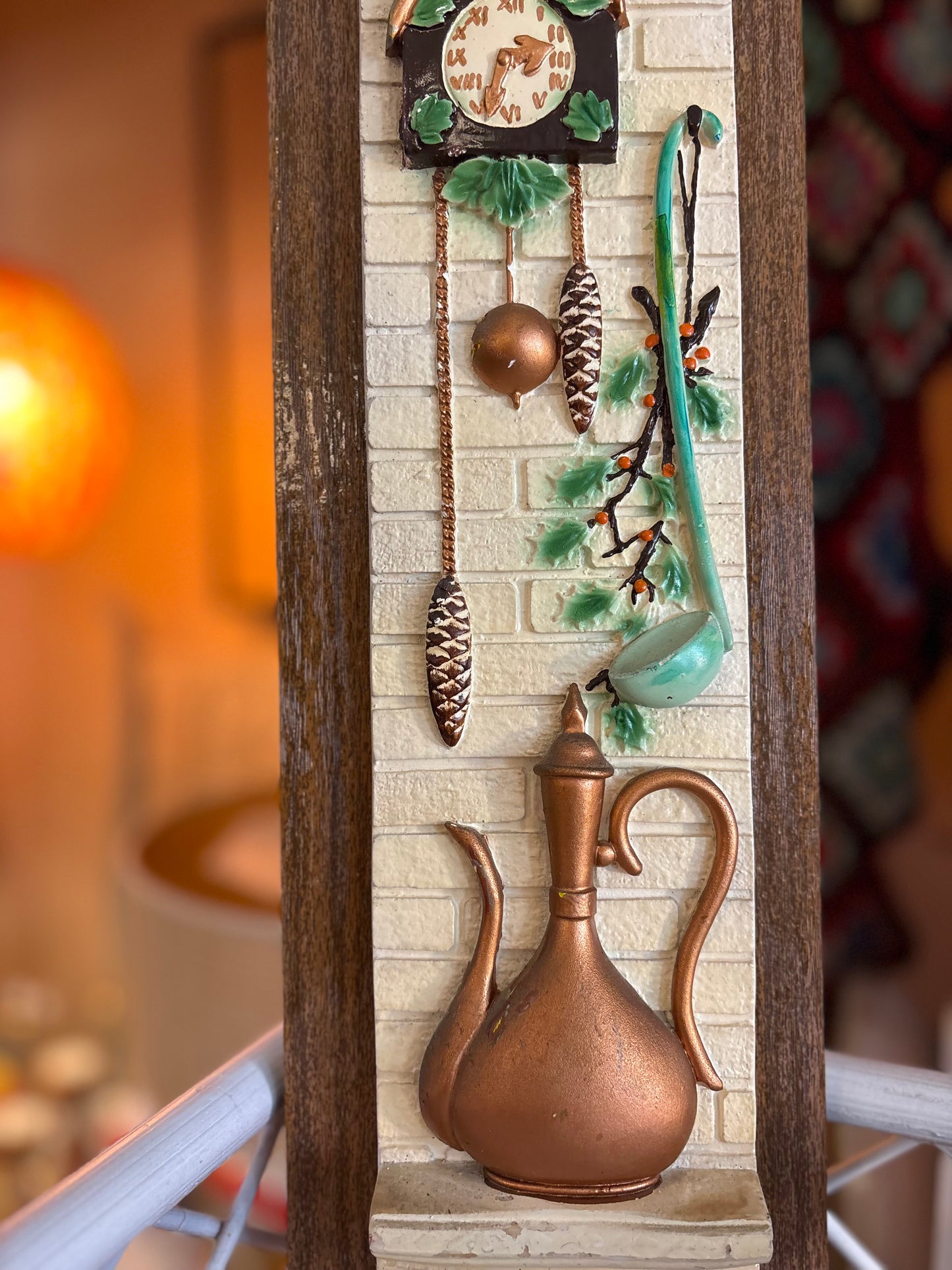 Mid Century Kitchen Plaque - Cuckoo Clock