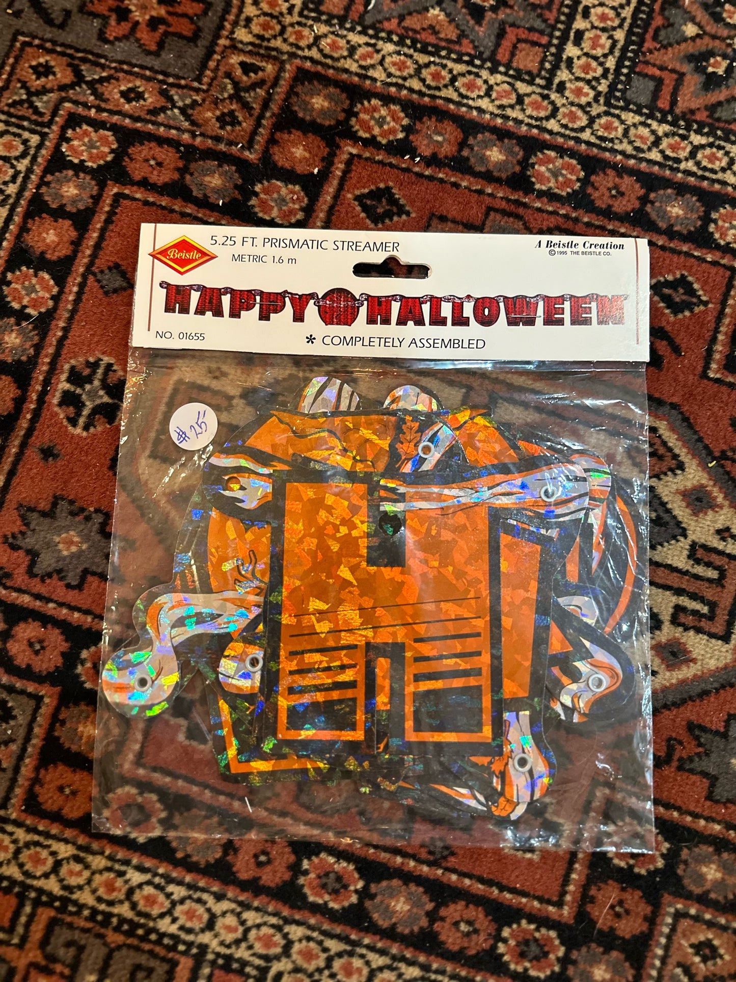 Beistle Vintage Happy Halloween cutout banner