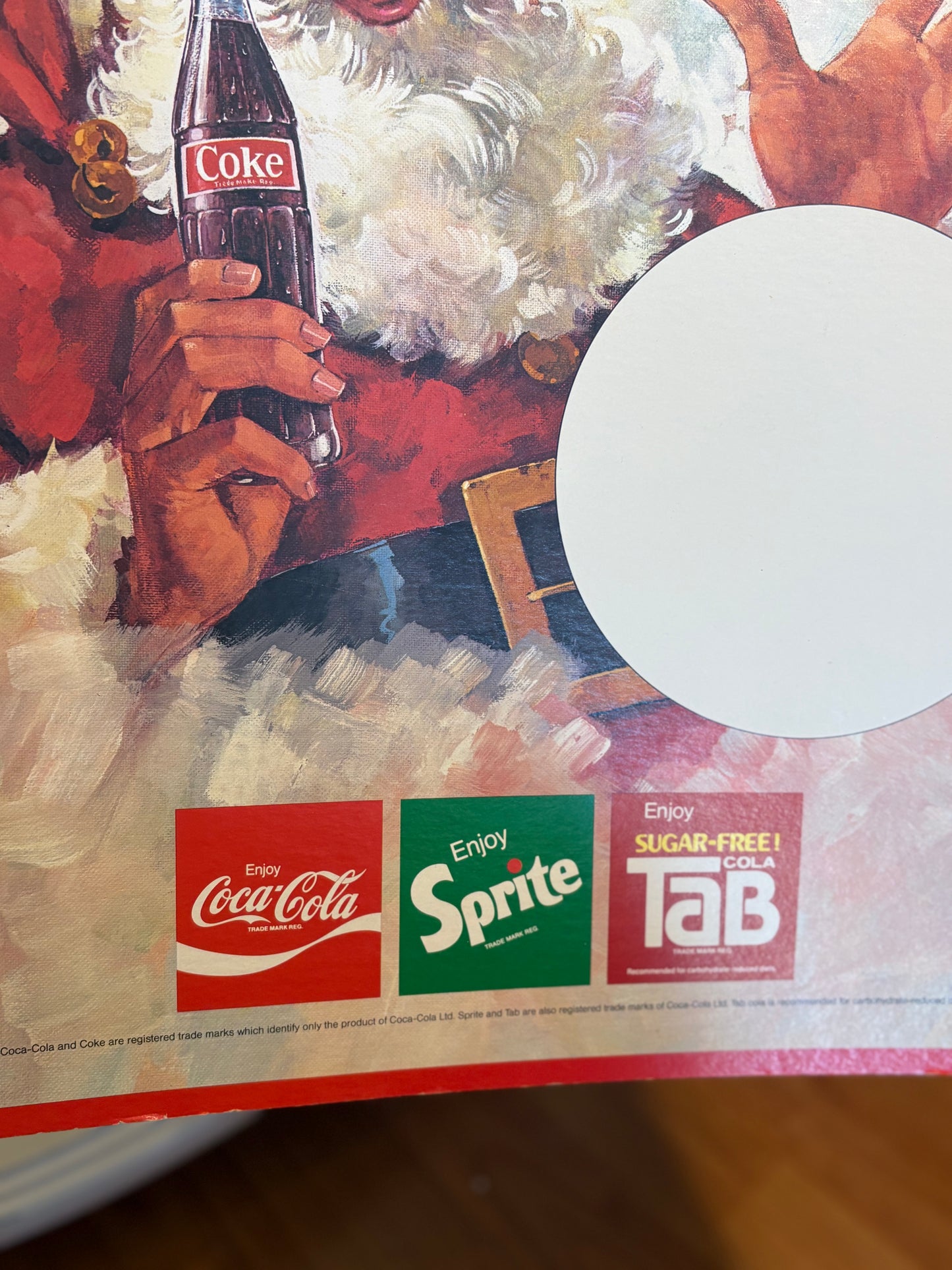 Coca Cola vintage cutout - The biggest taste this season! Coca Cola, sprite and Tab.