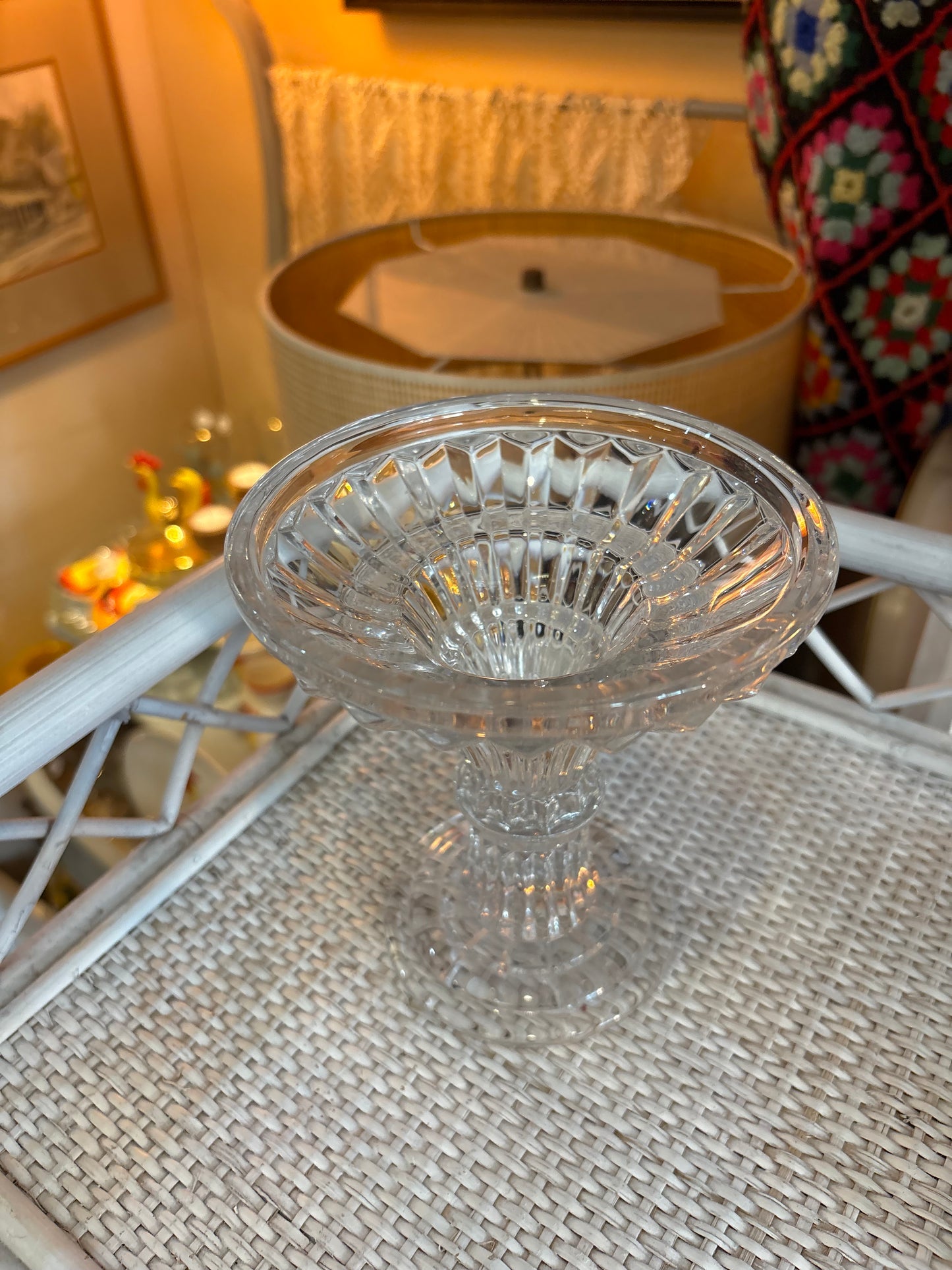 Large Crystal Fairy Lamp Candle Holder