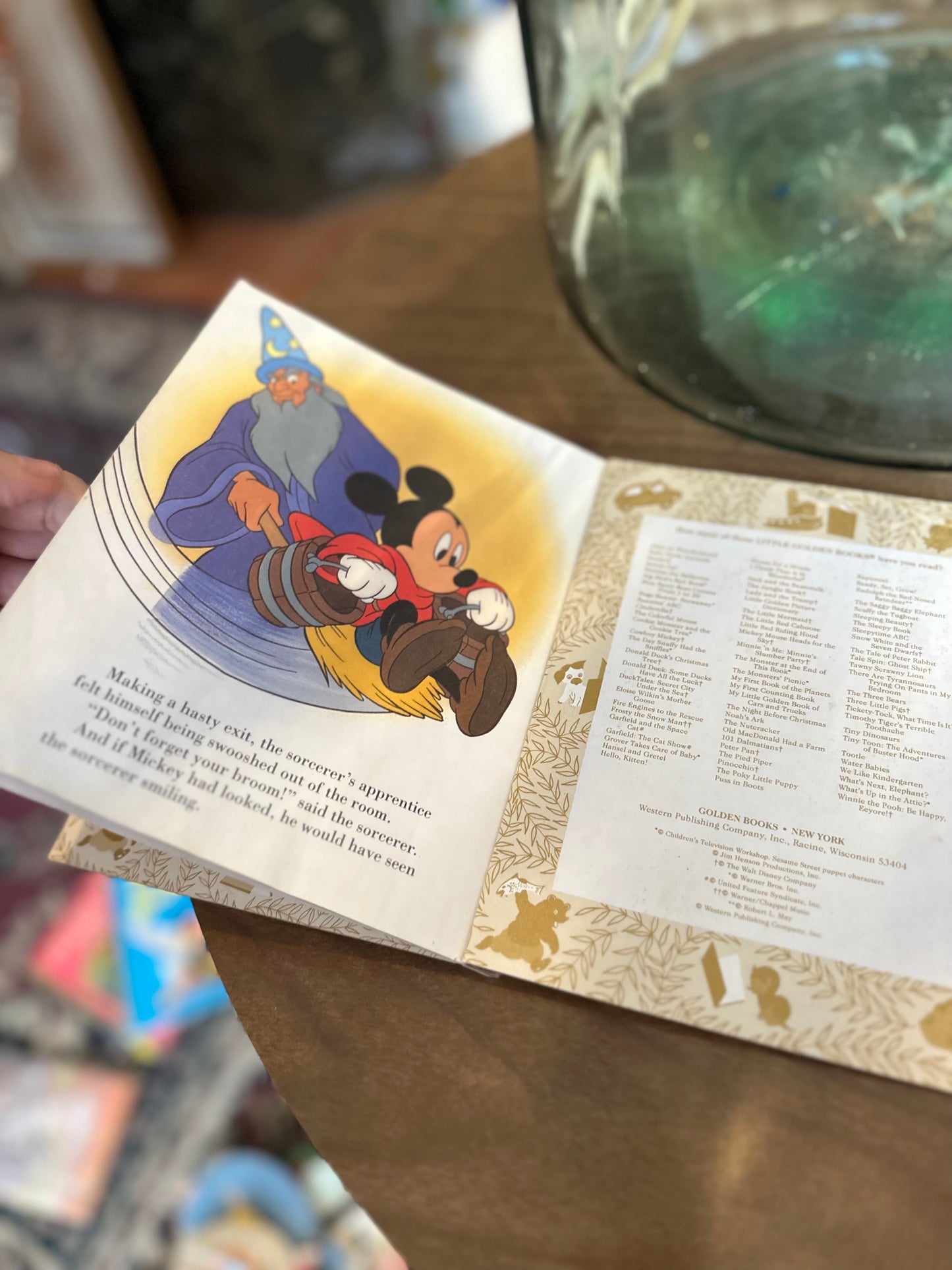 Walt Disneys The Sorcerers Apprentice (A Little Golden Book) by Don Ferguson