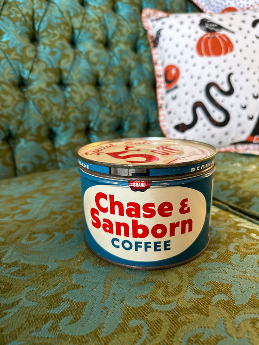 Chase & Sanborn Coffee vintage tin