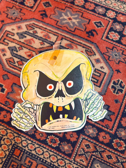 Vintage skull cutout