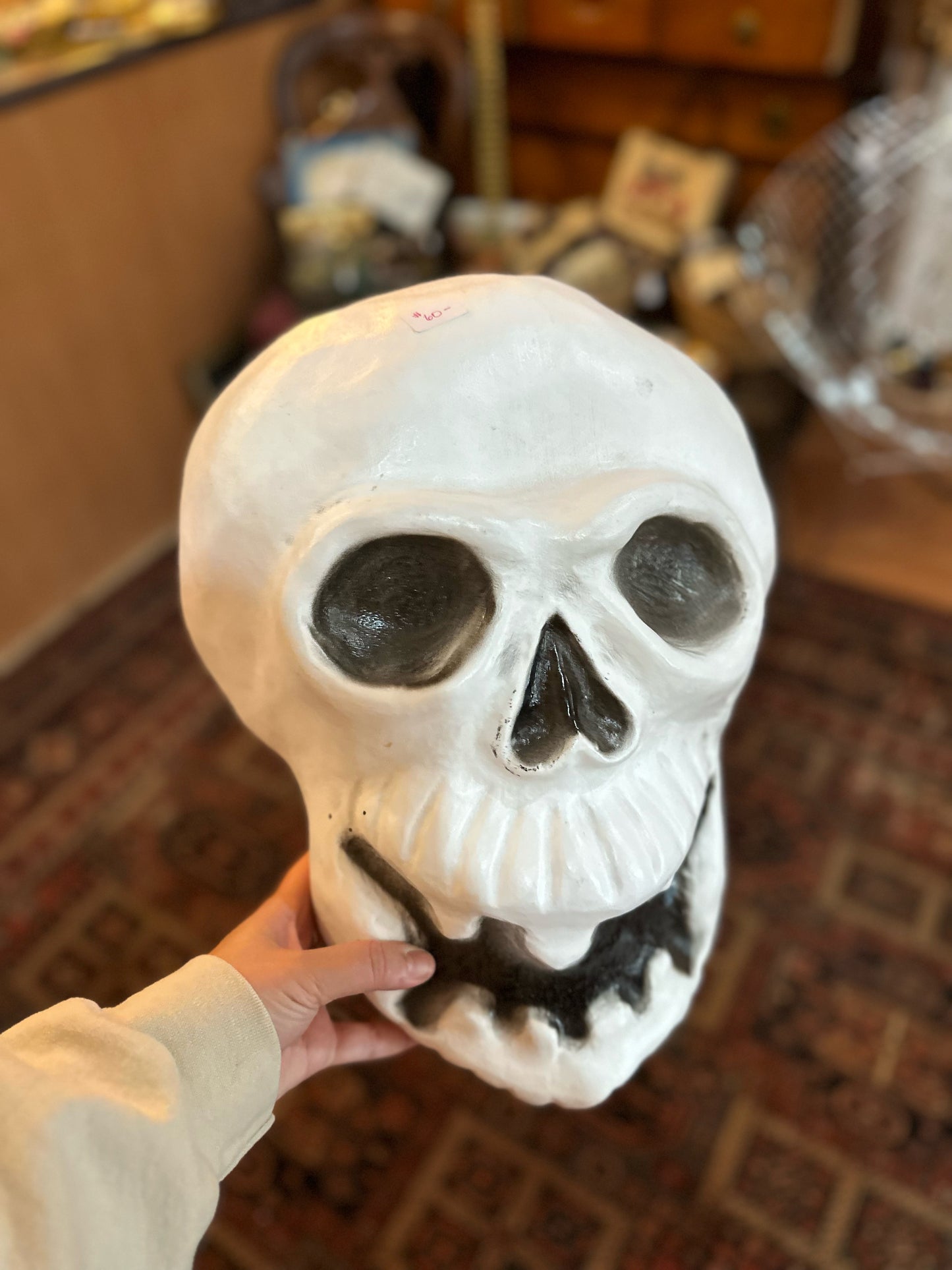 Vintage Skull Head blow mold