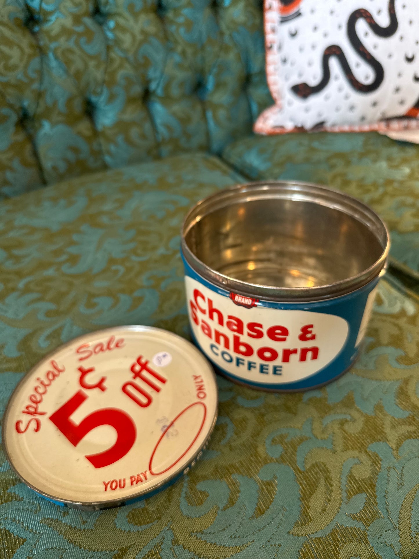 Chase & Sanborn Coffee vintage tin