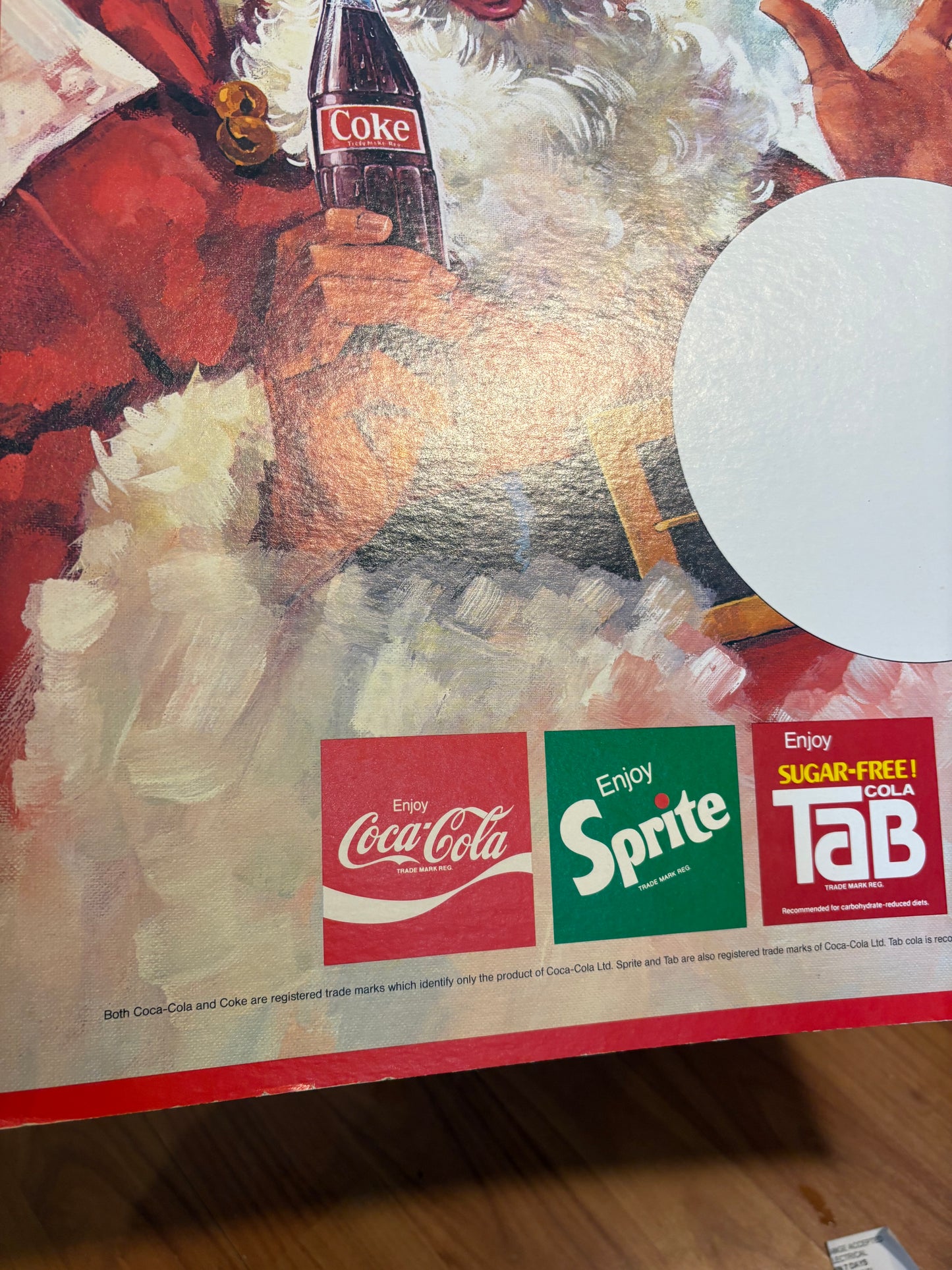 Coca Cola vintage cutout - The biggest taste this season! Coca Cola, sprite and Tab.