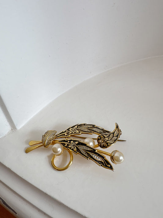 Brooch #12 - Damascene