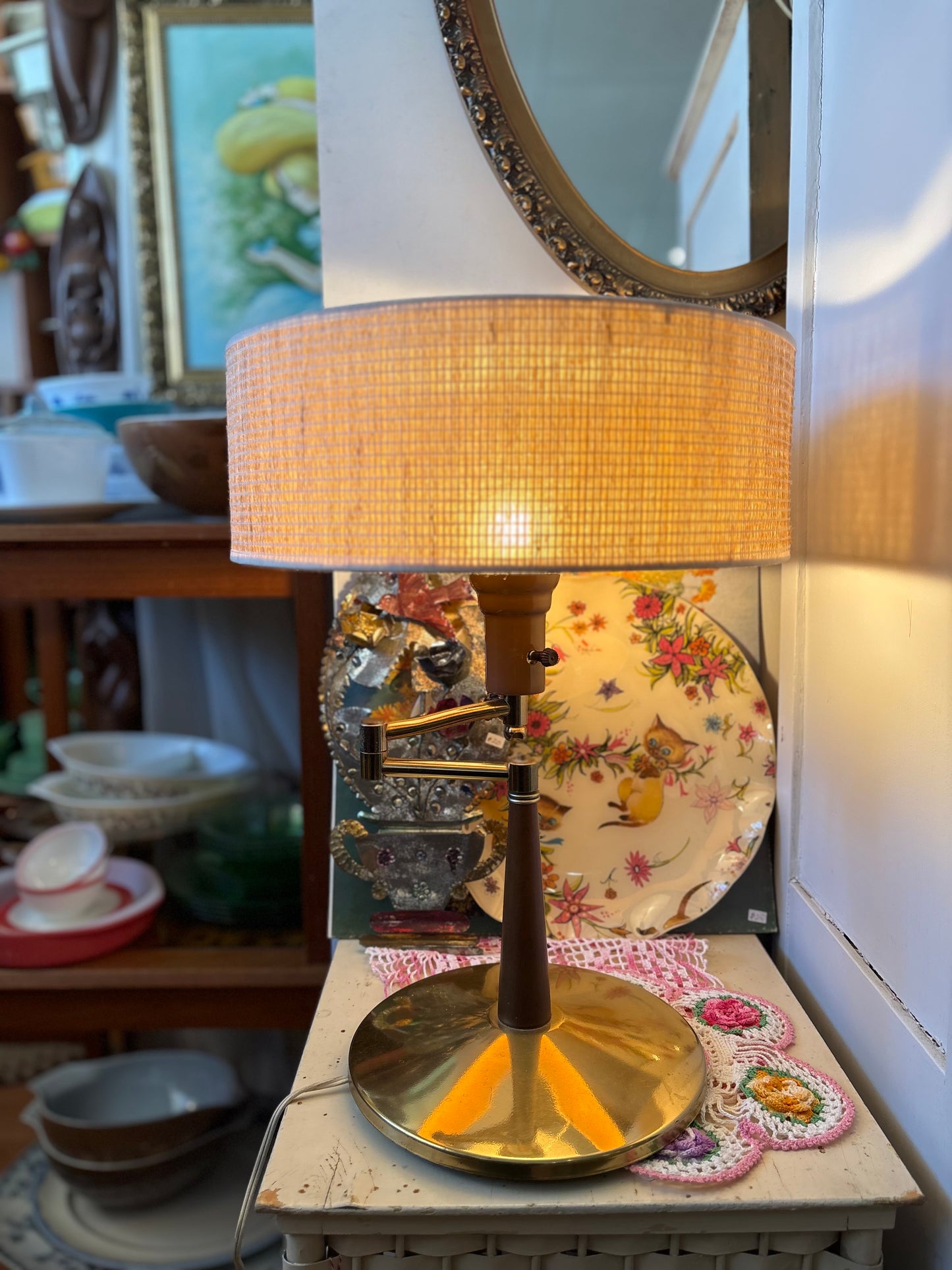 Mid Century Adjustable Lamp