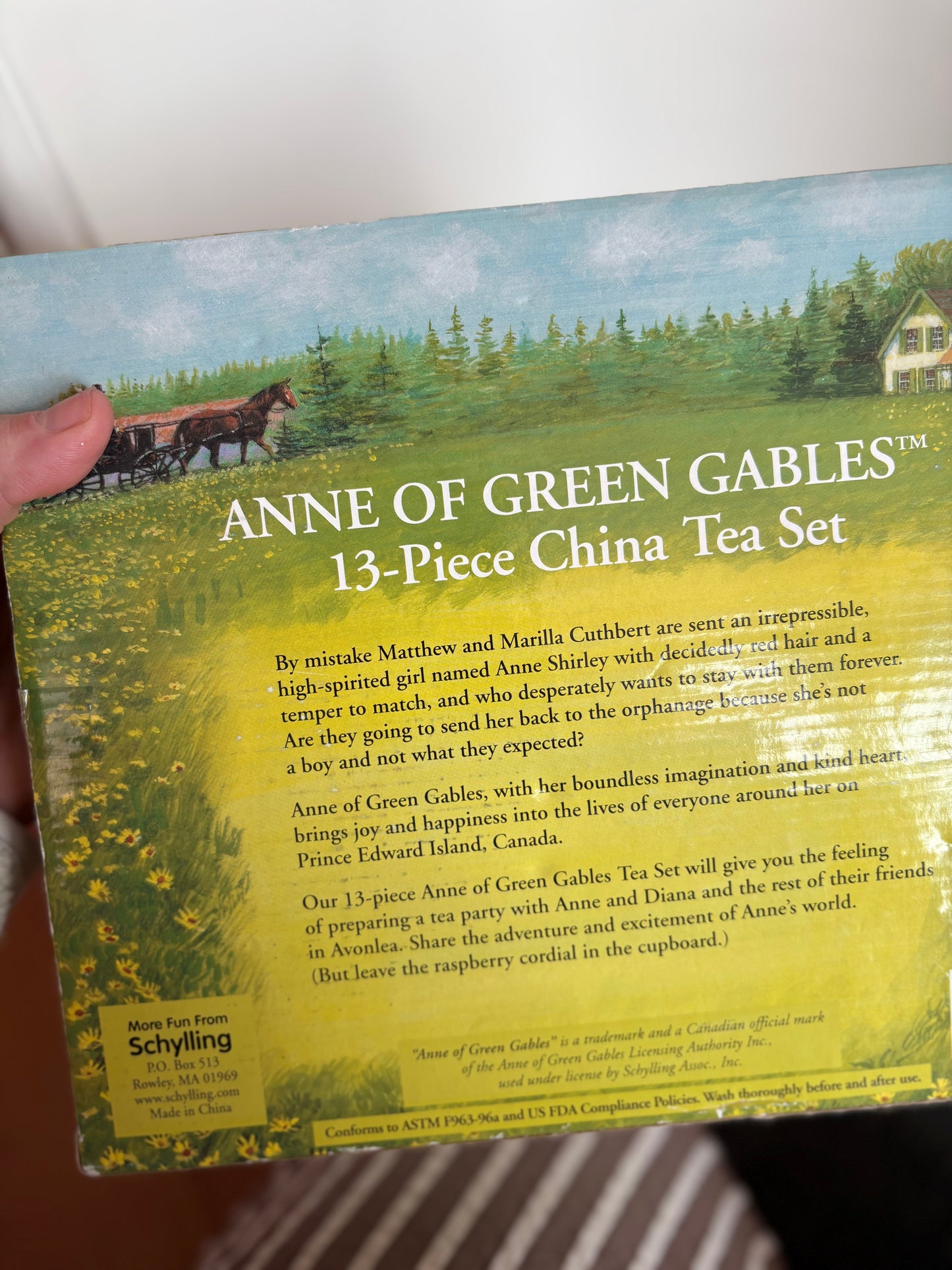 Anne of Green Gables Shylling Play Tea Set - unopened