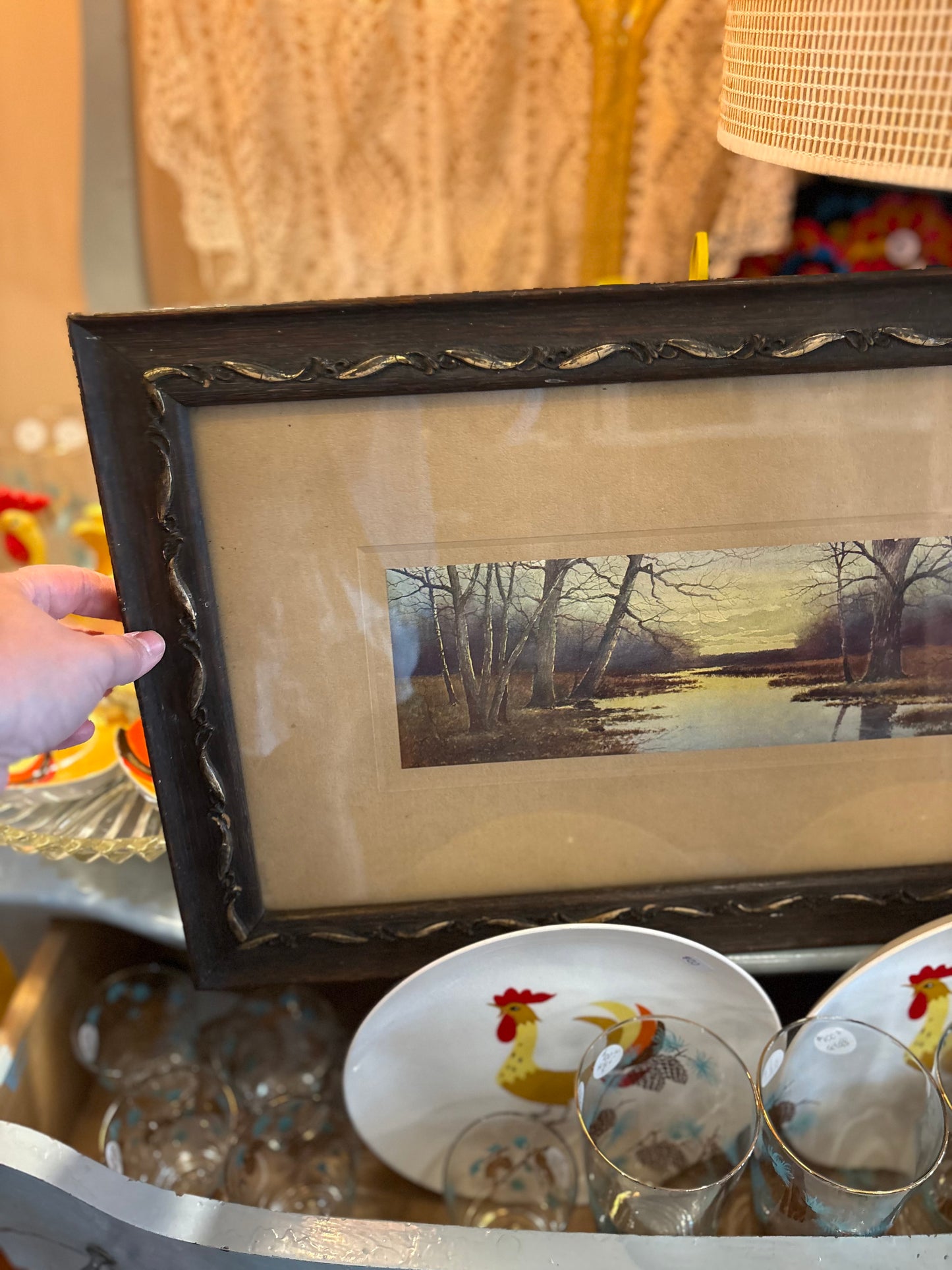 1905 Print in Original Frame