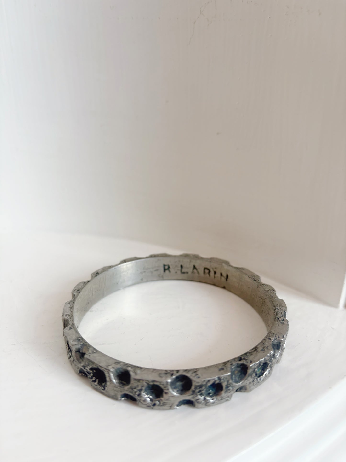 Designer Robert Larin signed bracelet