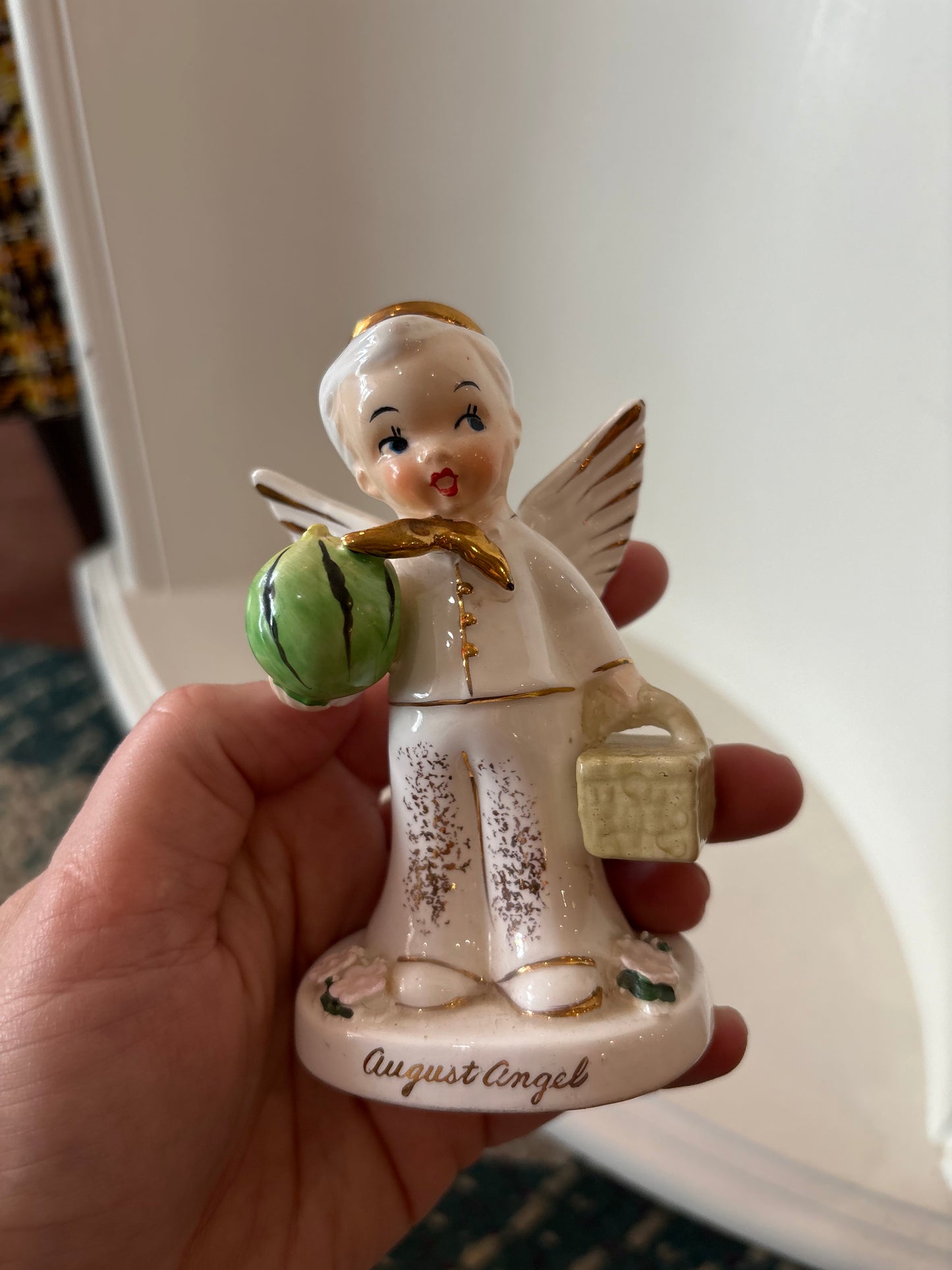 Napco August Birthday Boy Angel