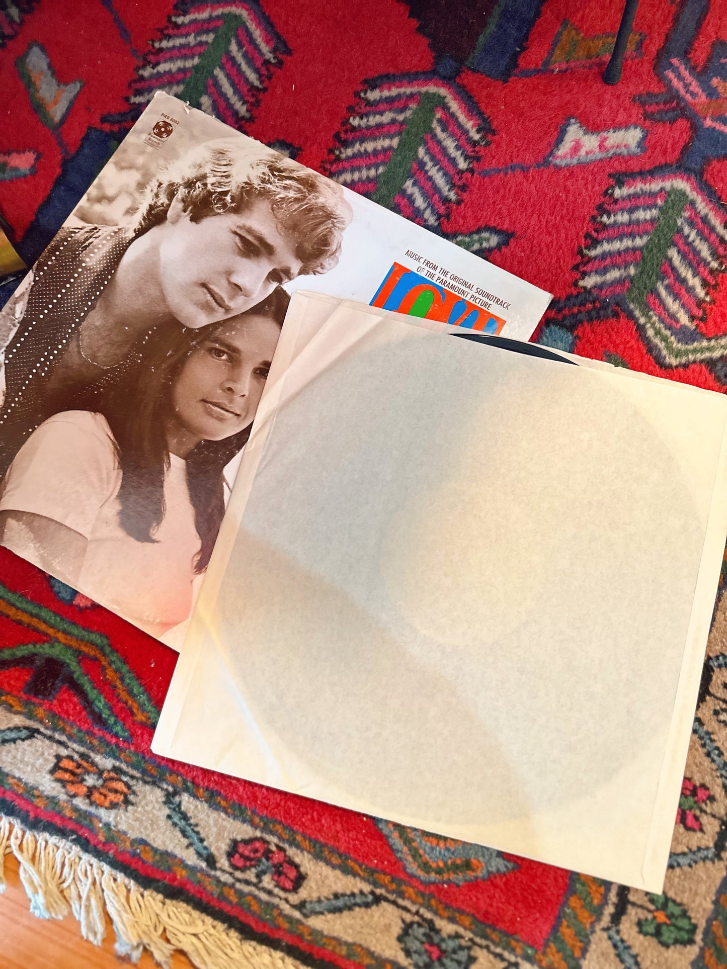 LOVE STORY Vinyl - music from the original soundtrack of the paramount picture