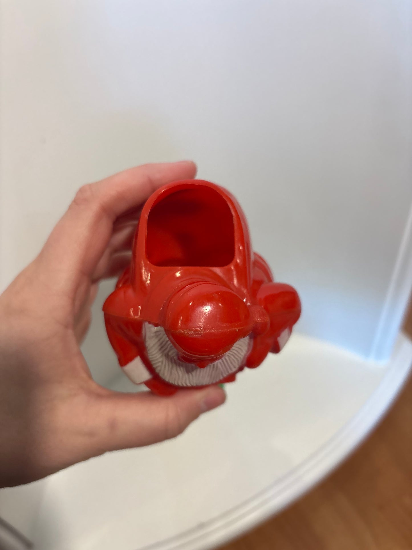 Rosebro Plastic Santa Candy Holder vintage