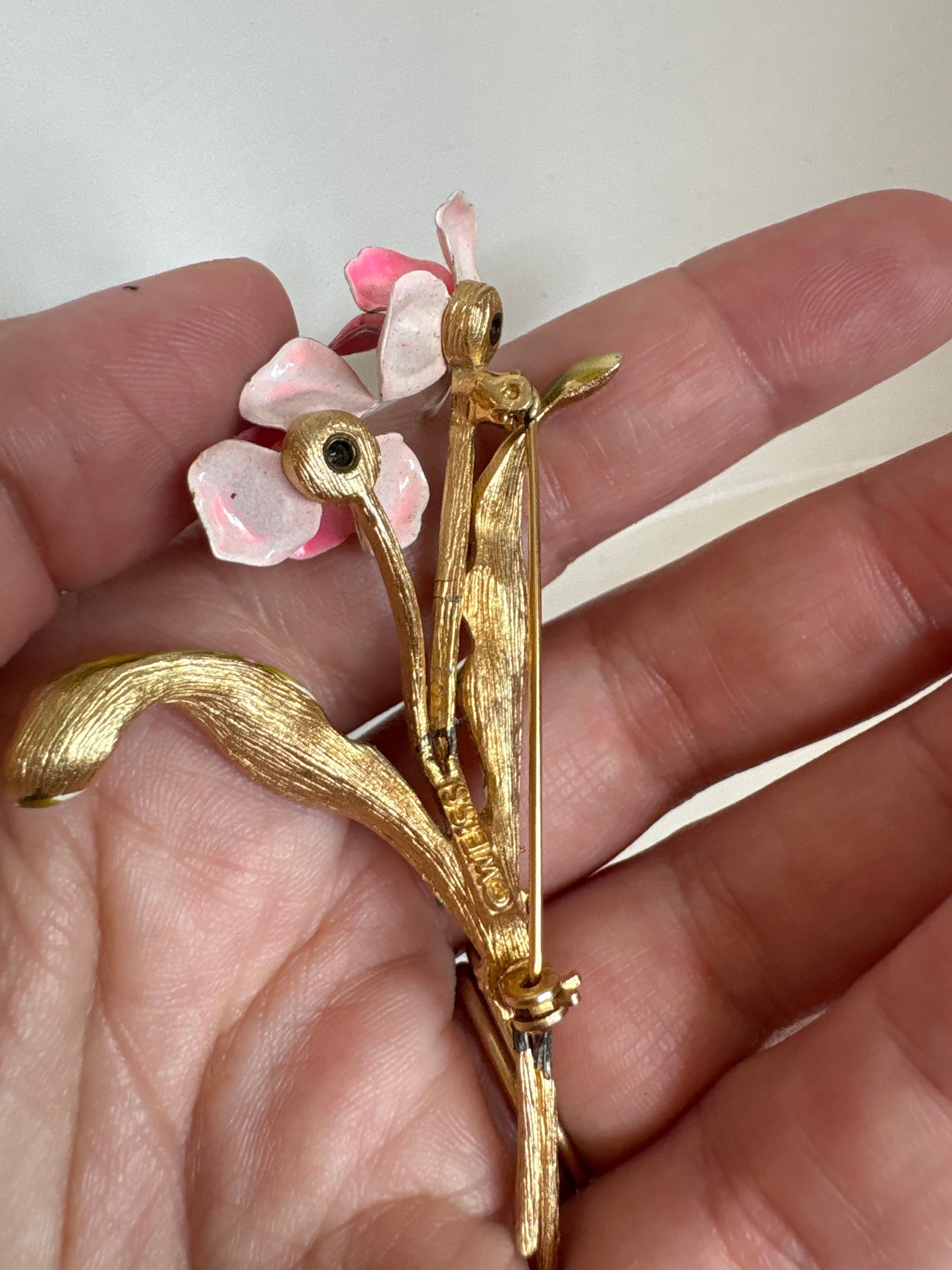Brooch #13 - Pink Flowers