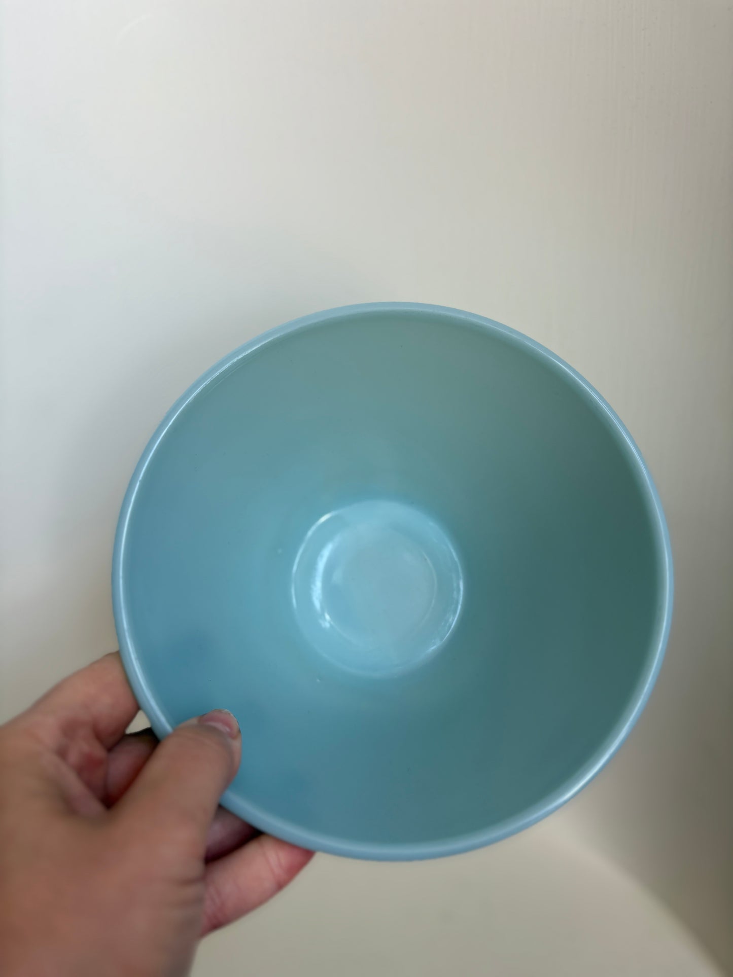 FireKing Blue Delphite Small Mixing Bowl
