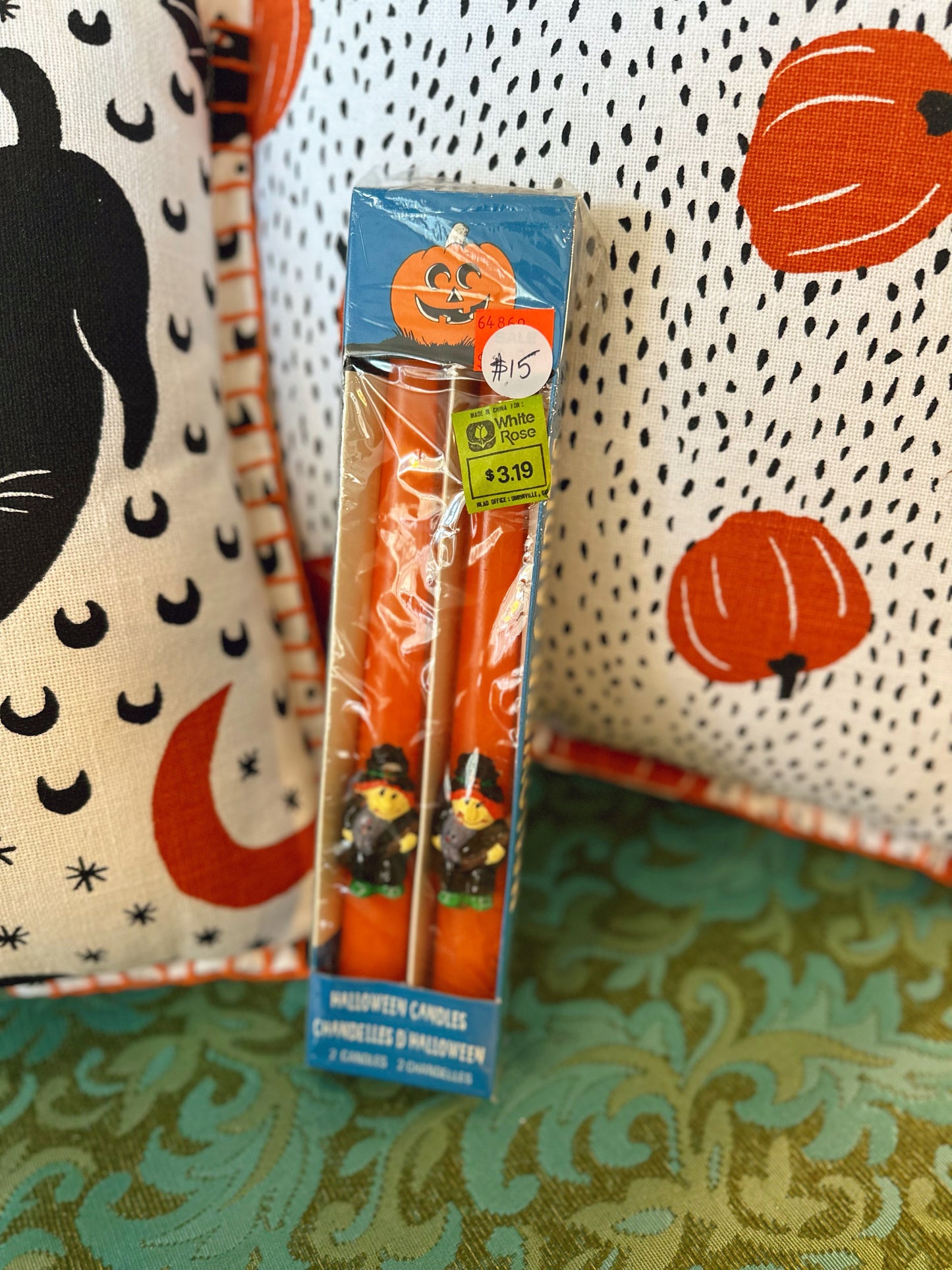 Witch Halloween tapered candles from White Rose