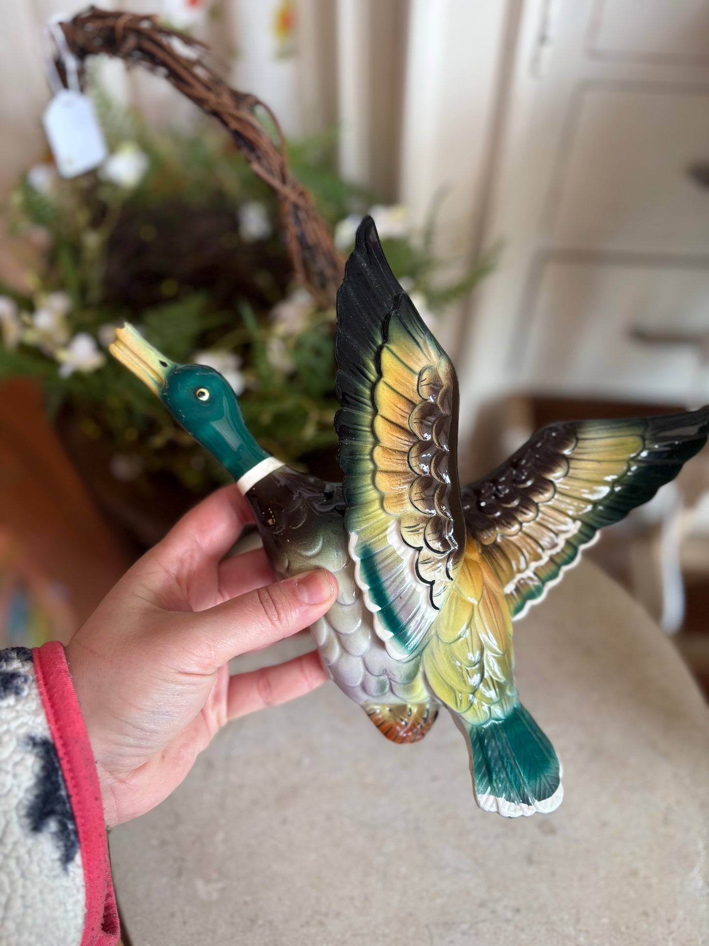 Flying Mallard Wall Decoration - made in Japan
