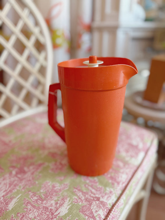 Orange Tupperware Juice Jug