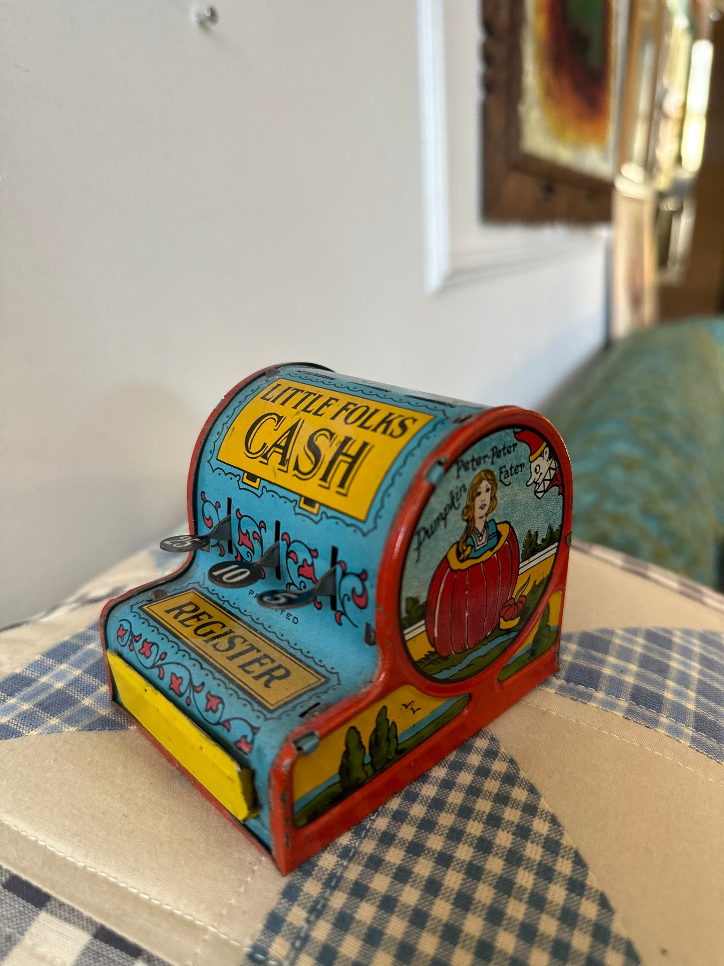A.Gropper Corporation New York Tin Cash Register Toy