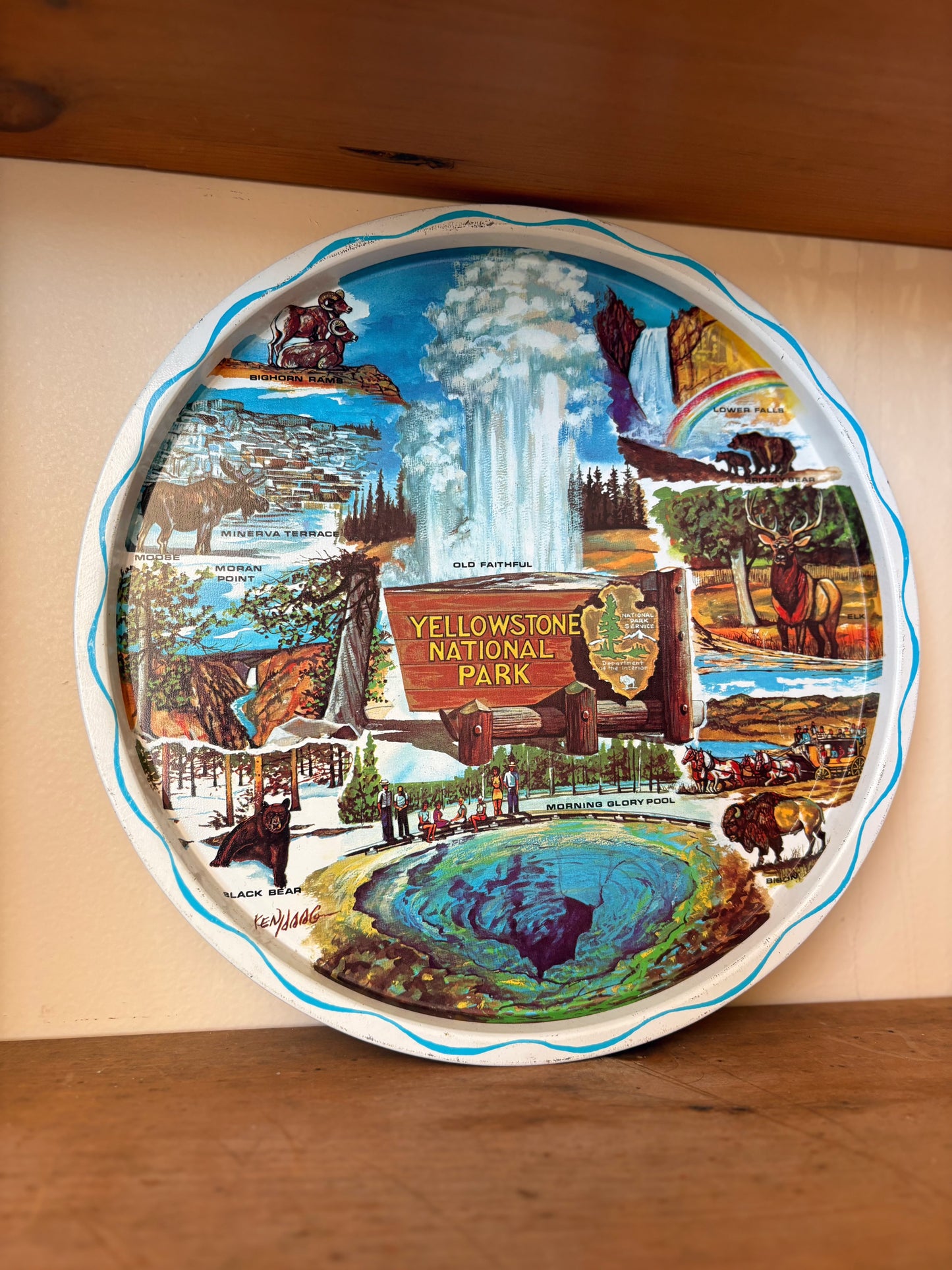 Yellowstone National Park Souvenir Tray
