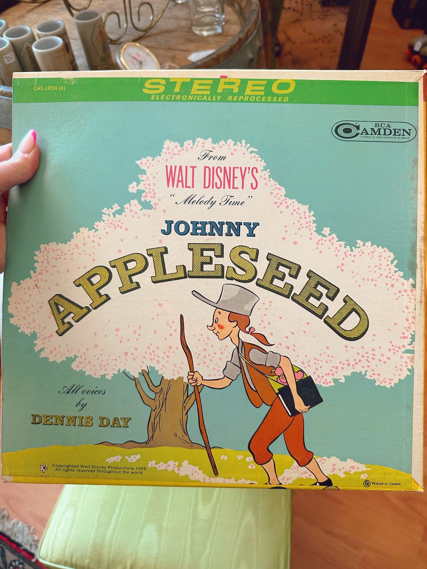 Walt Disney Johnny Appleseed Vinyl