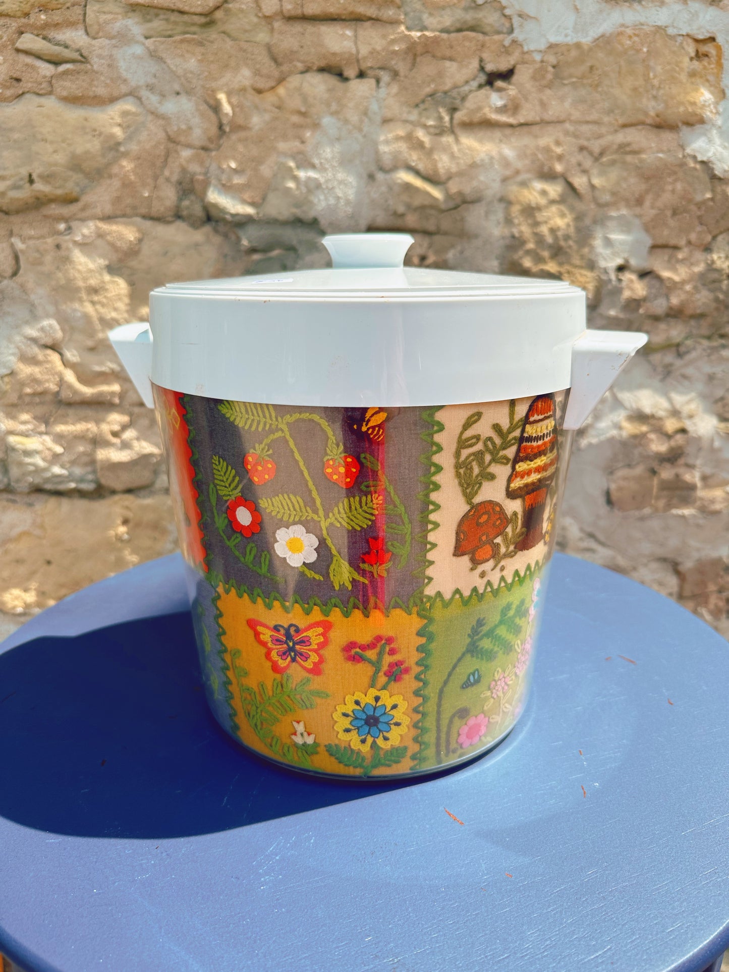 Needlework Print Ice Bucket