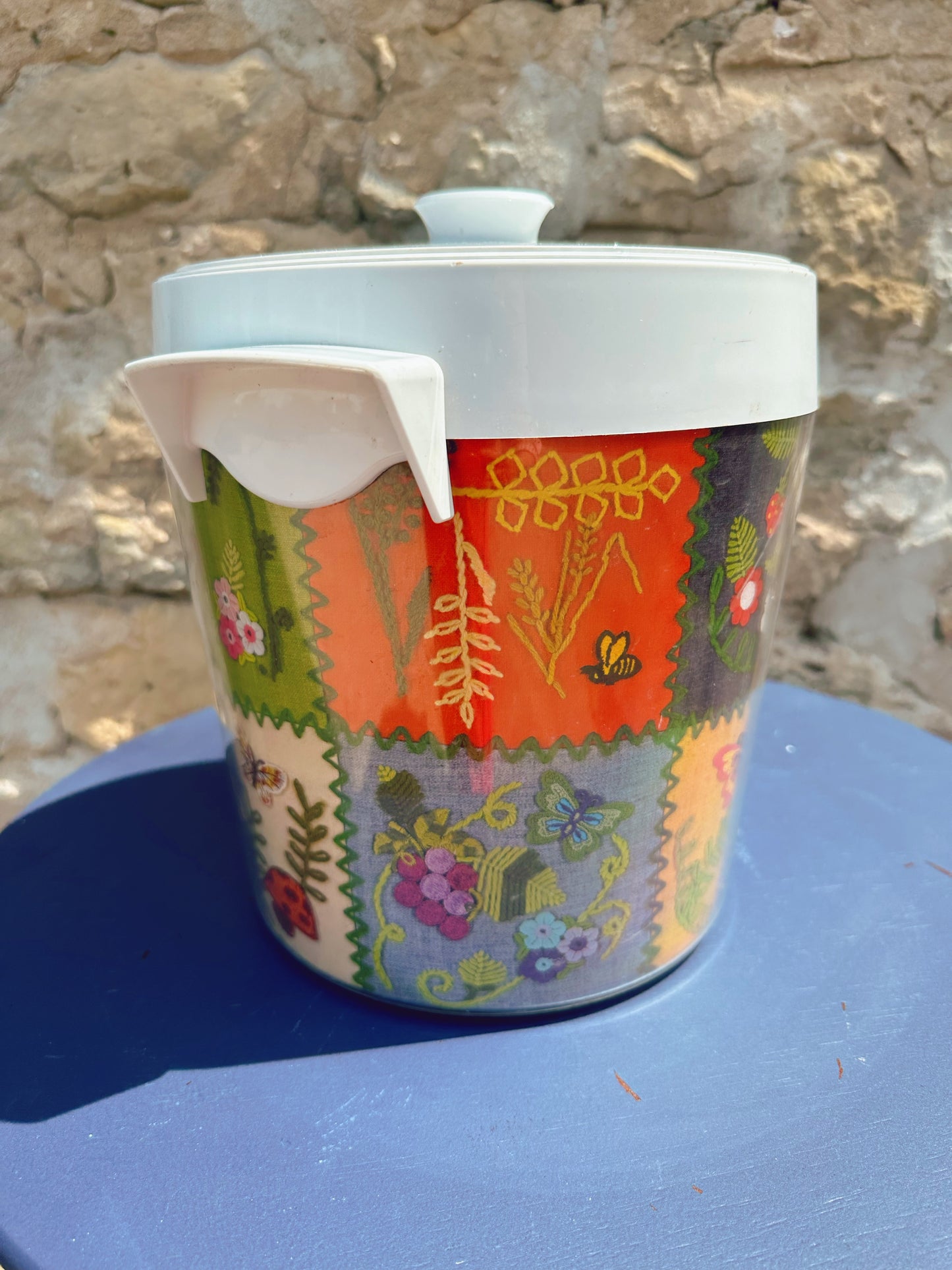 Needlework Print Ice Bucket