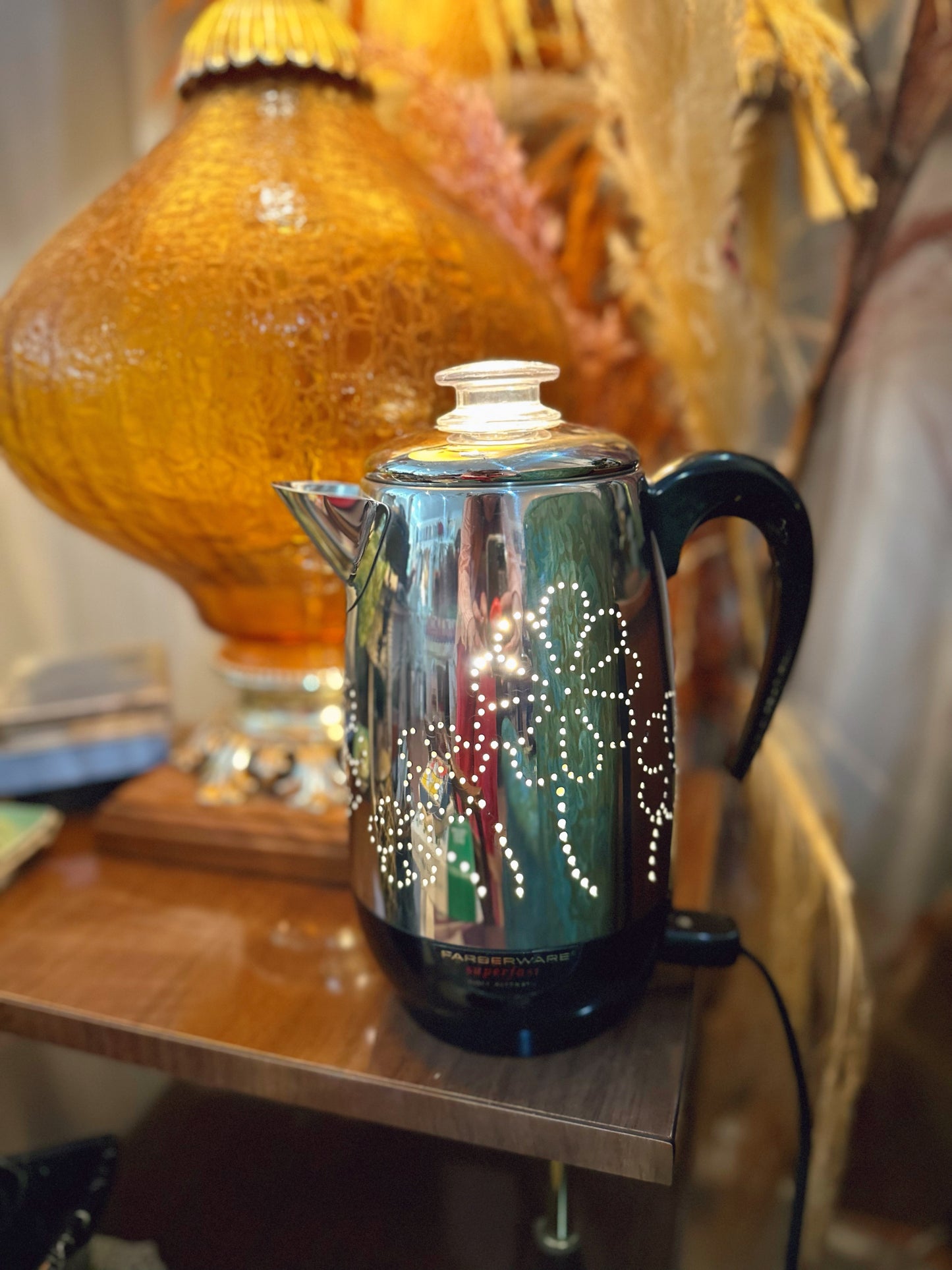 Farberware percolator lamp