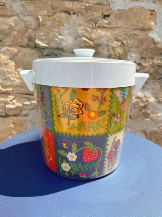 Needlework Print Ice Bucket