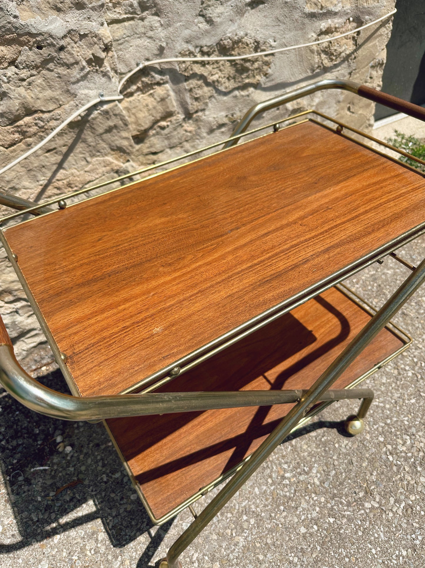 Mid Century Modern Bar Cart