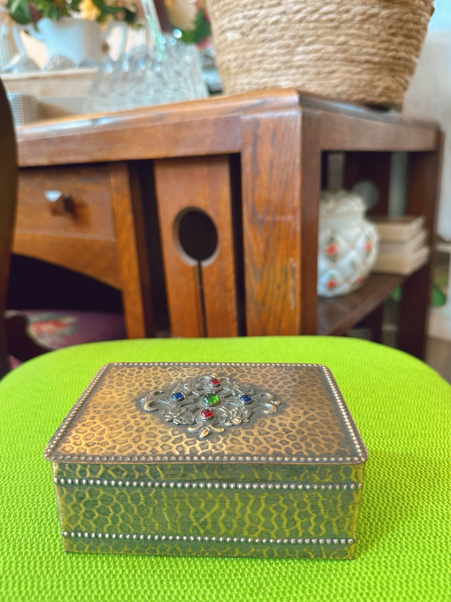 Detailed Vintage Jewelry Box