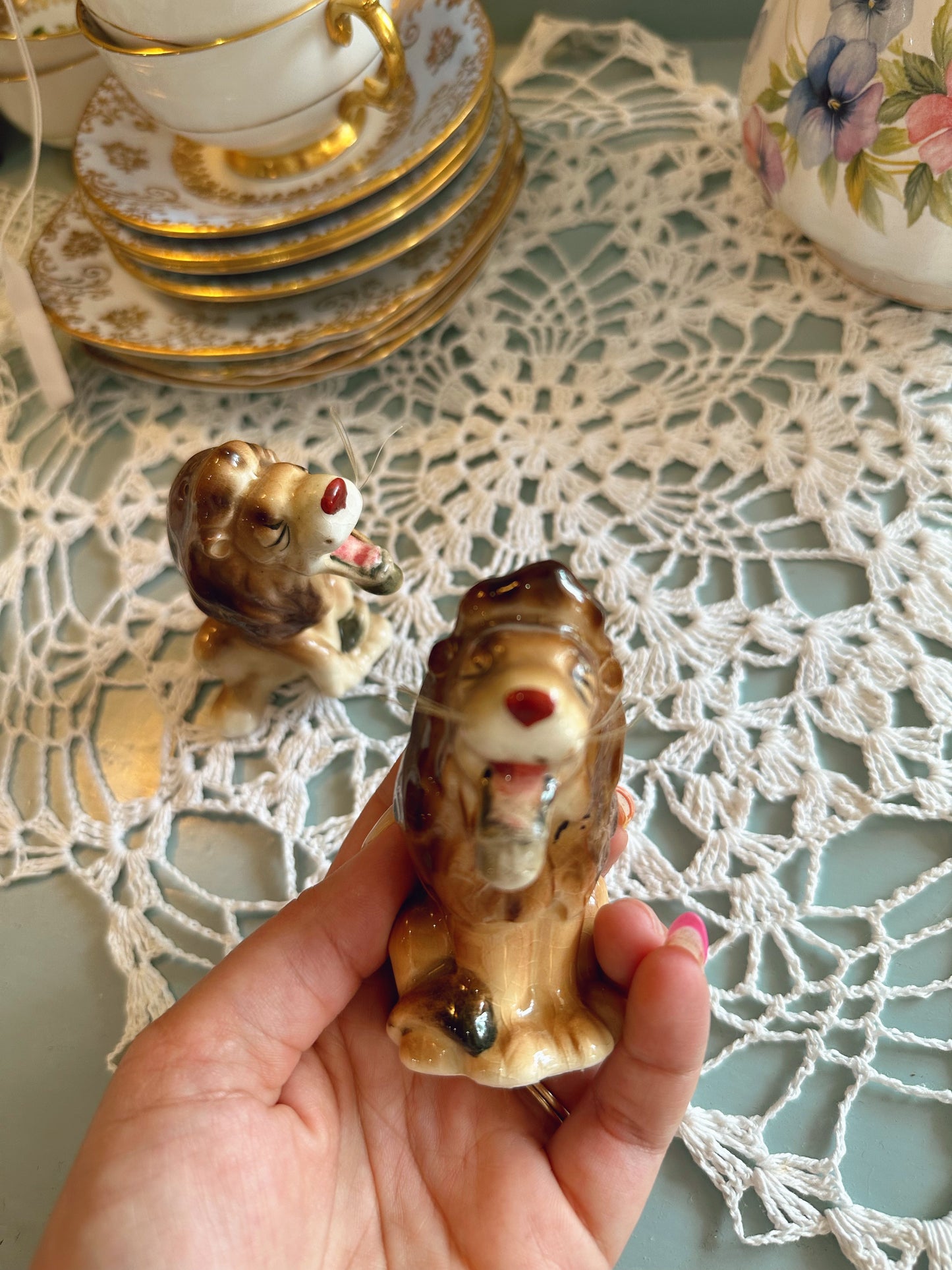 Lion Salt & Pepper Shakers