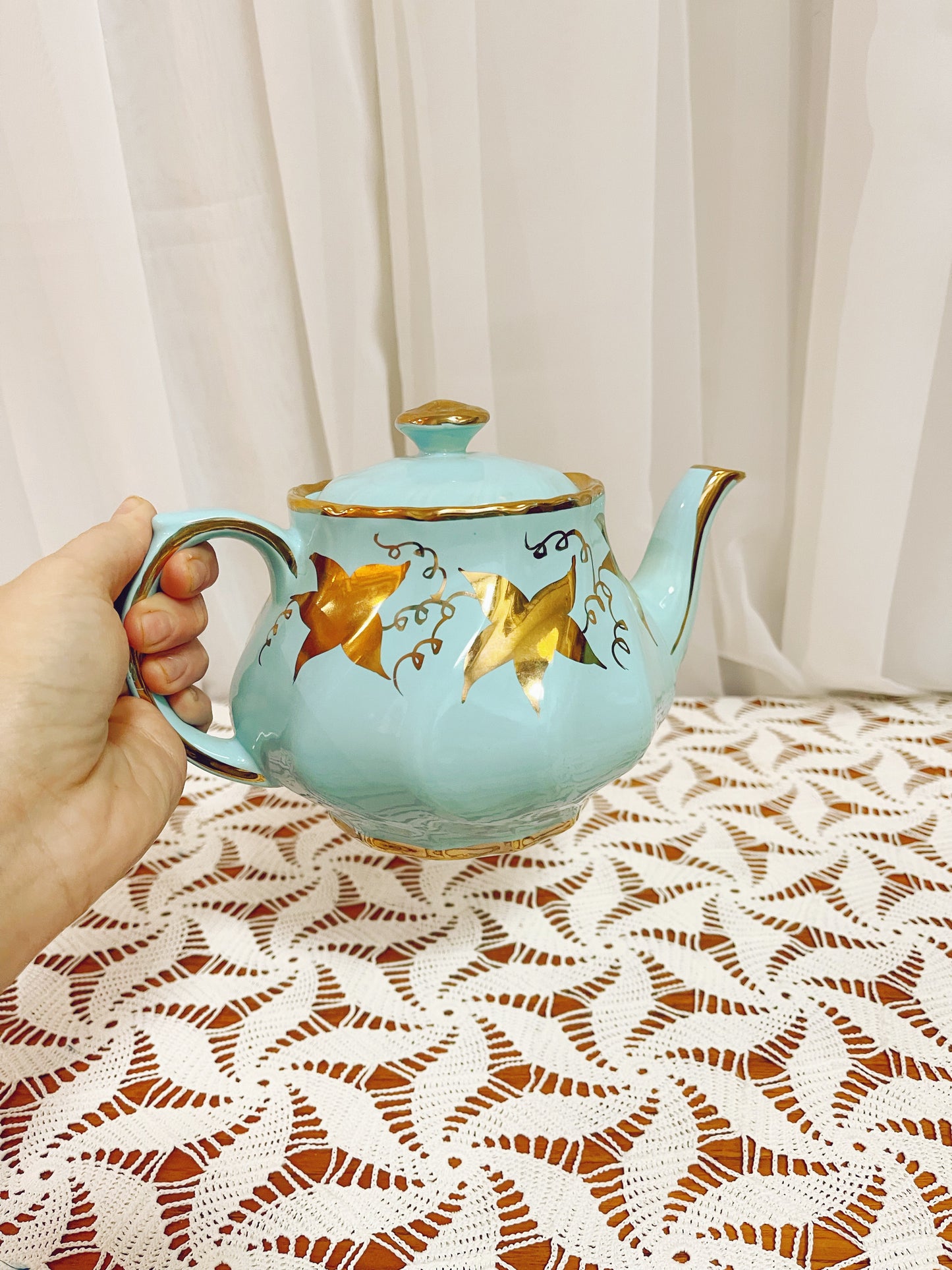 Sudlow’s Blue & Gold Teapot