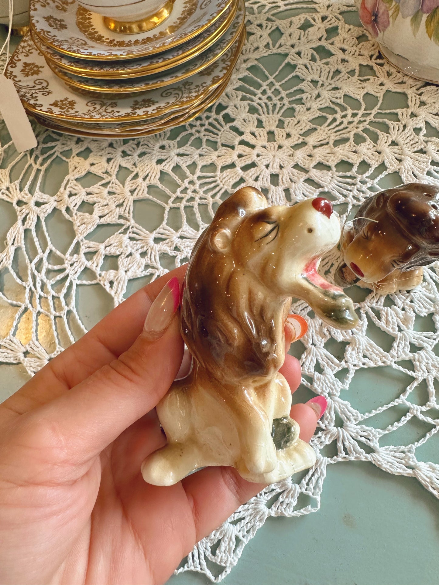 Lion Salt & Pepper Shakers