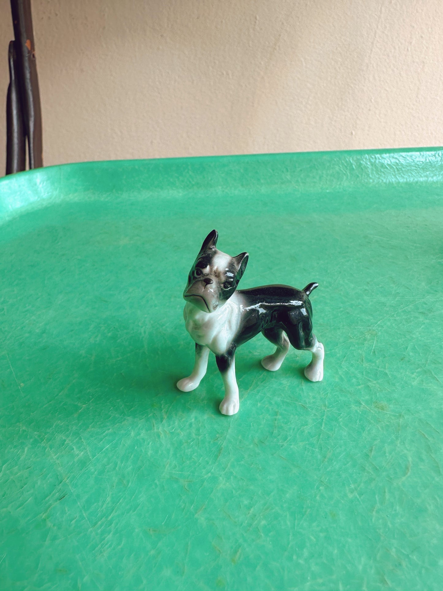 Miniature ceramic dog figure #2