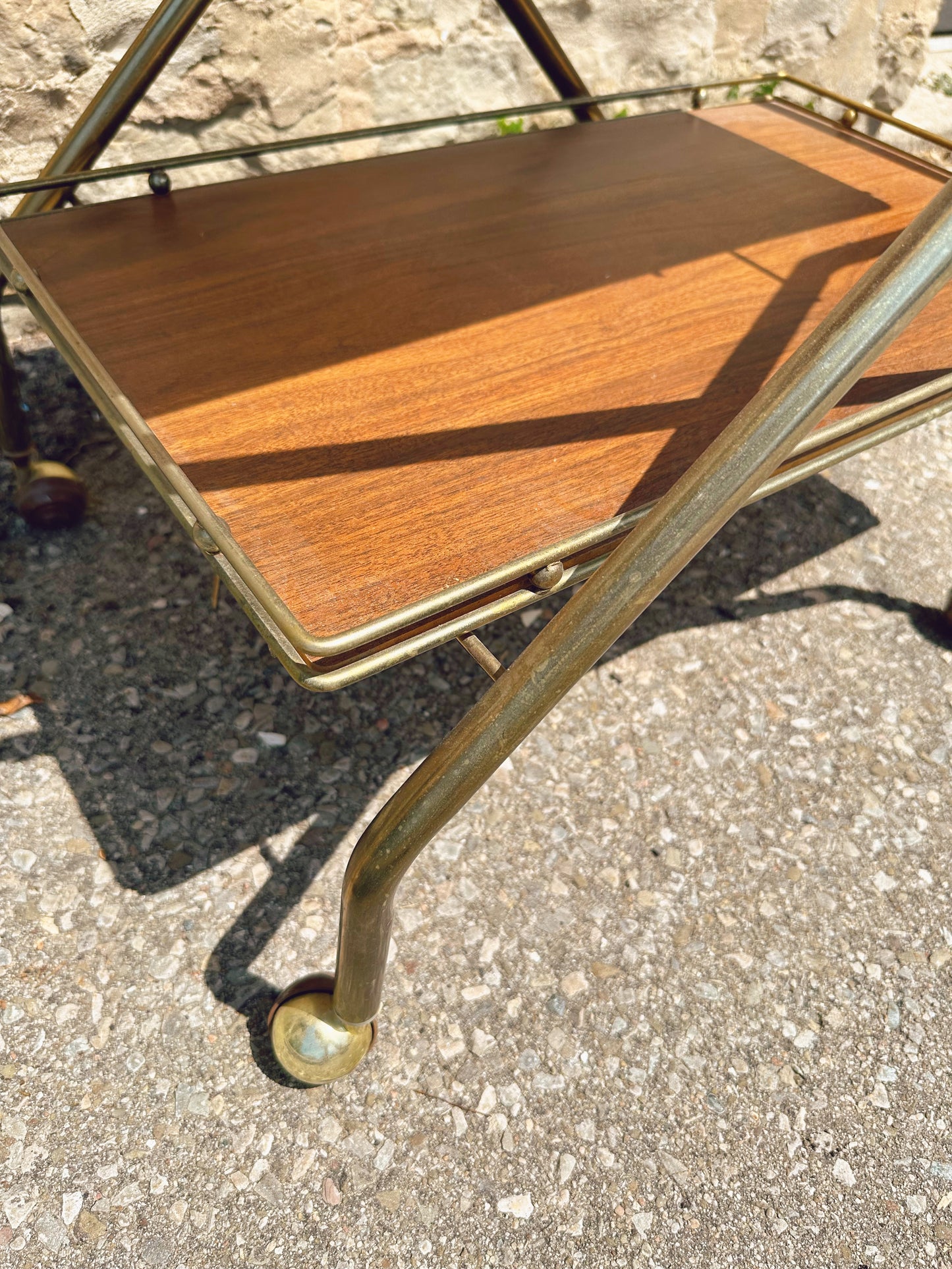 Mid Century Modern Bar Cart