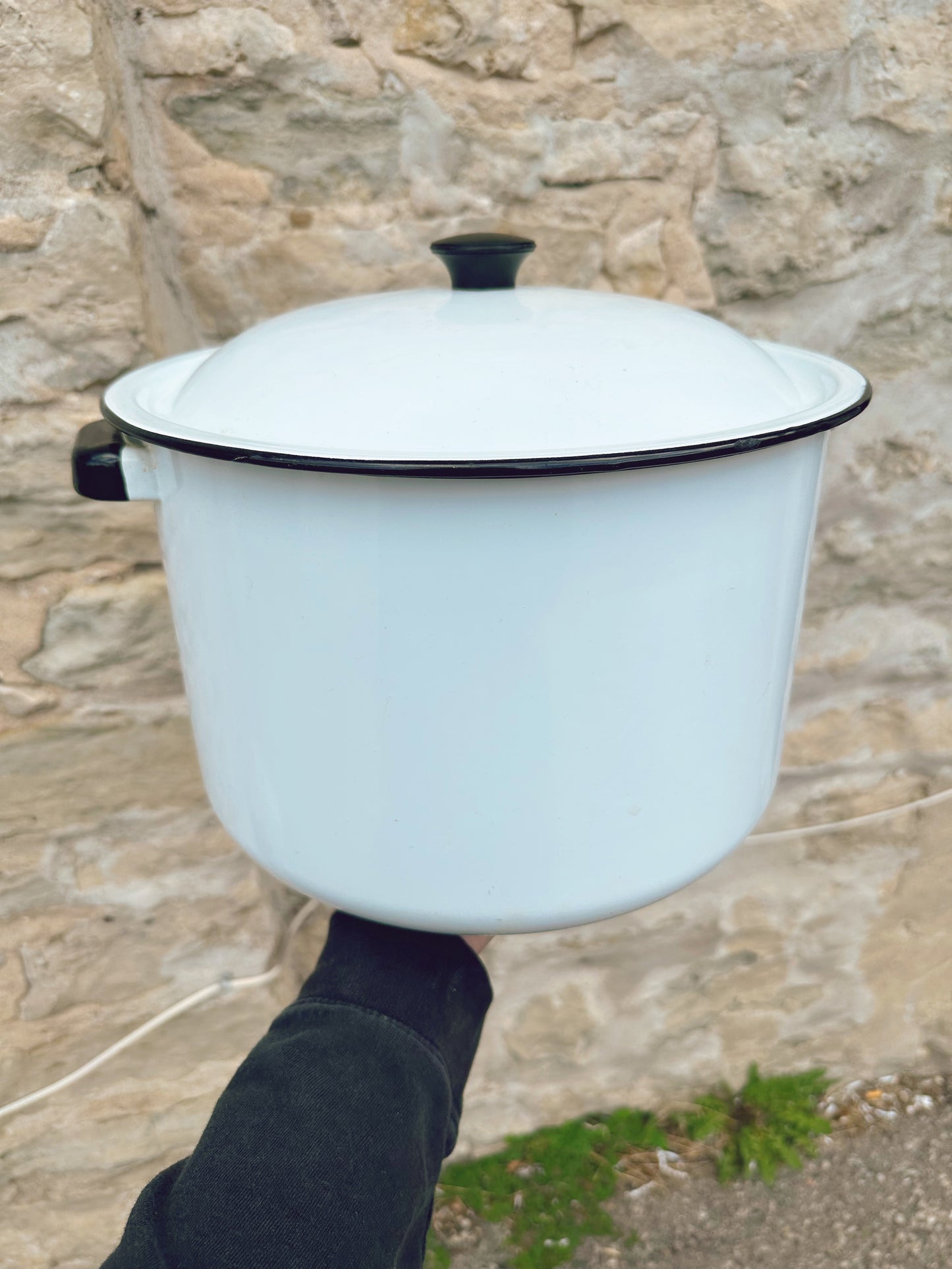 Large Enamelware Pot