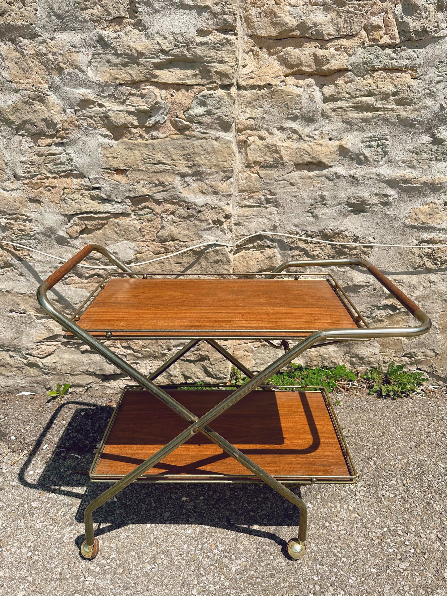 Mid Century Modern Bar Cart