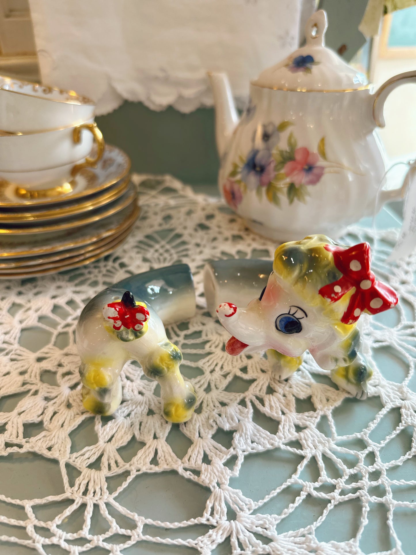 Napco Poodle Salt & Pepper Shakers